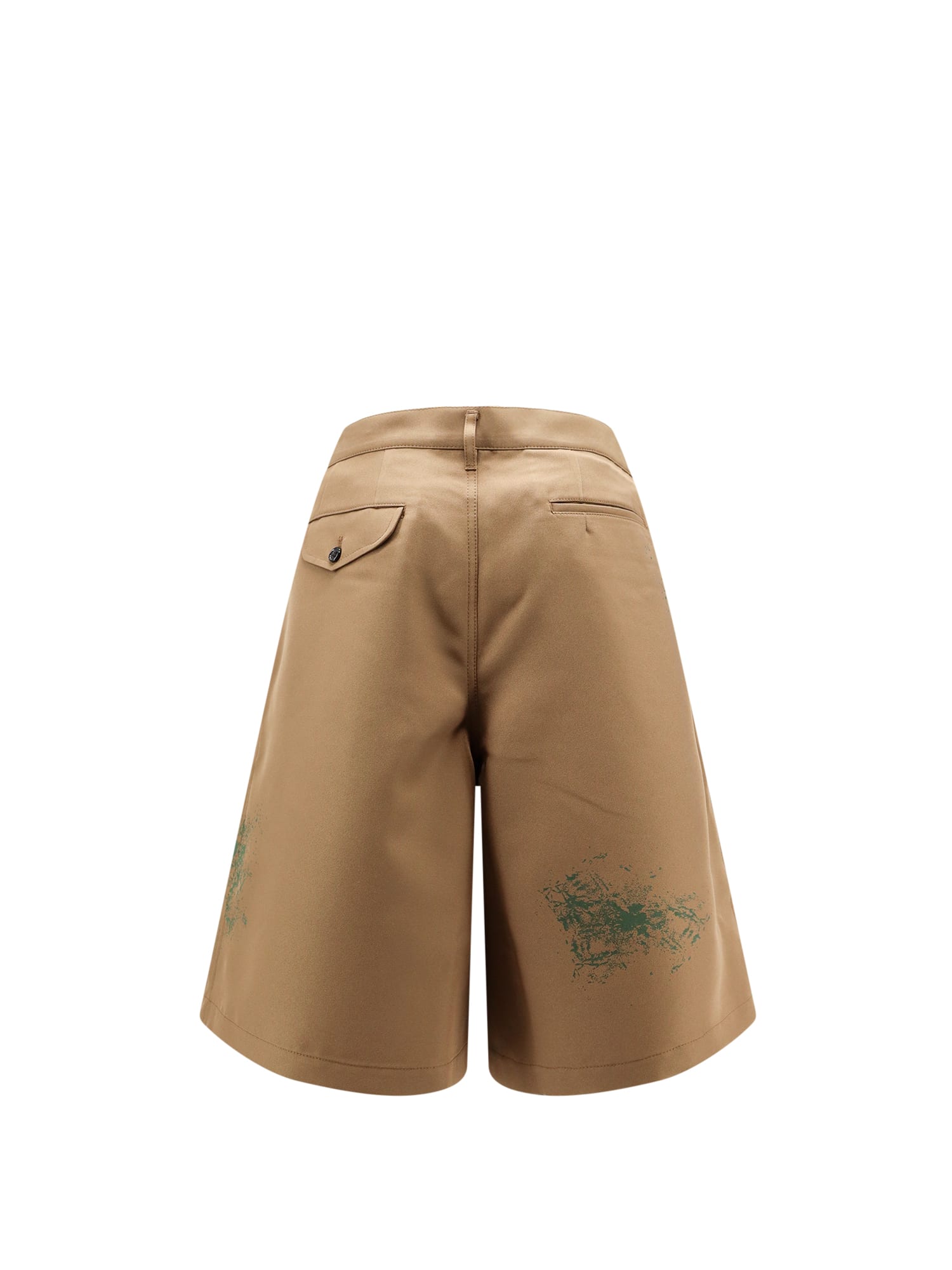 Shop Comme Des Garçons Shirt Bermuda Shorts In Brown