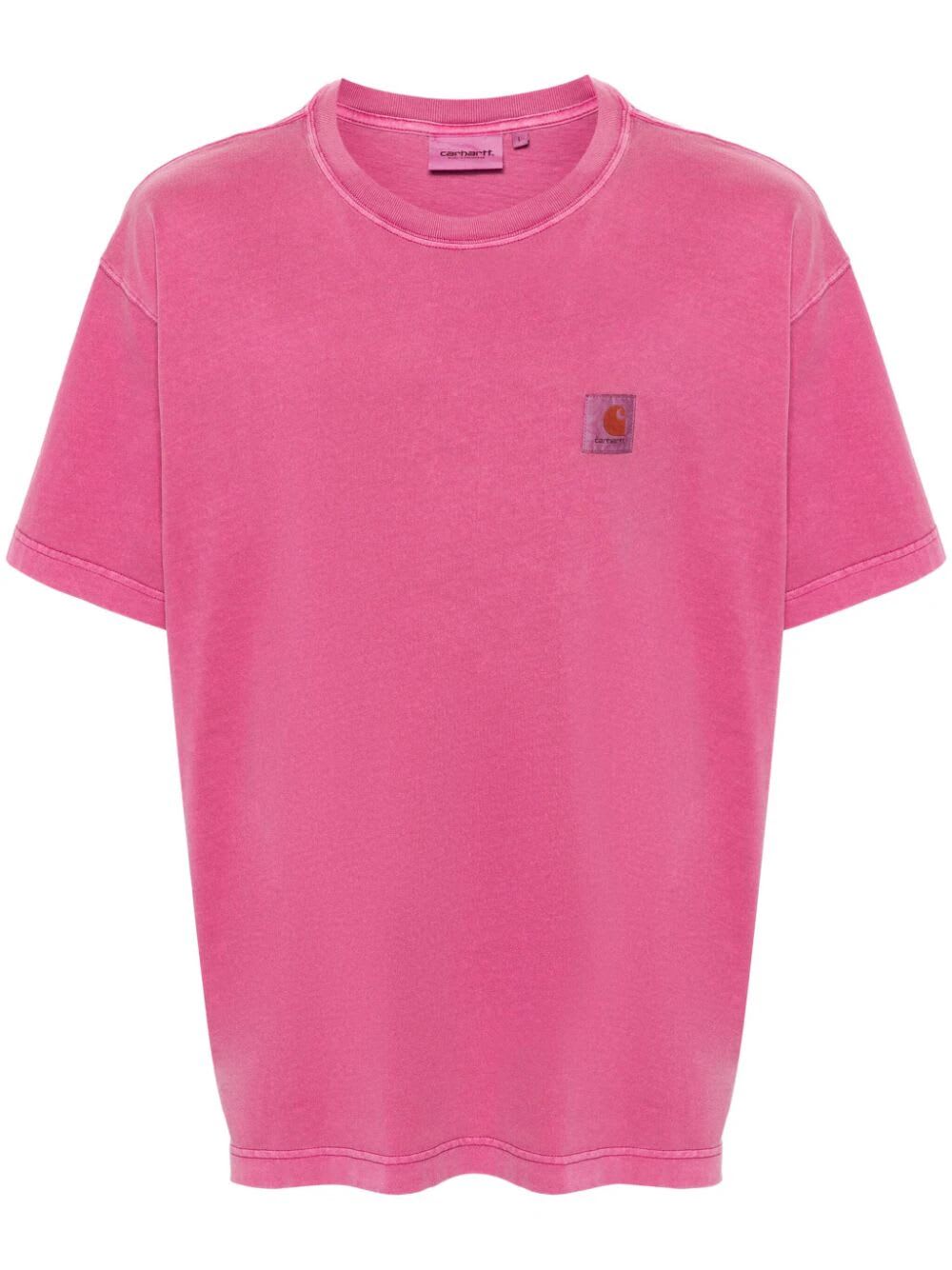 Shop Carhartt Short Sleeves Nelson T-shirt In Ytgd Magenta