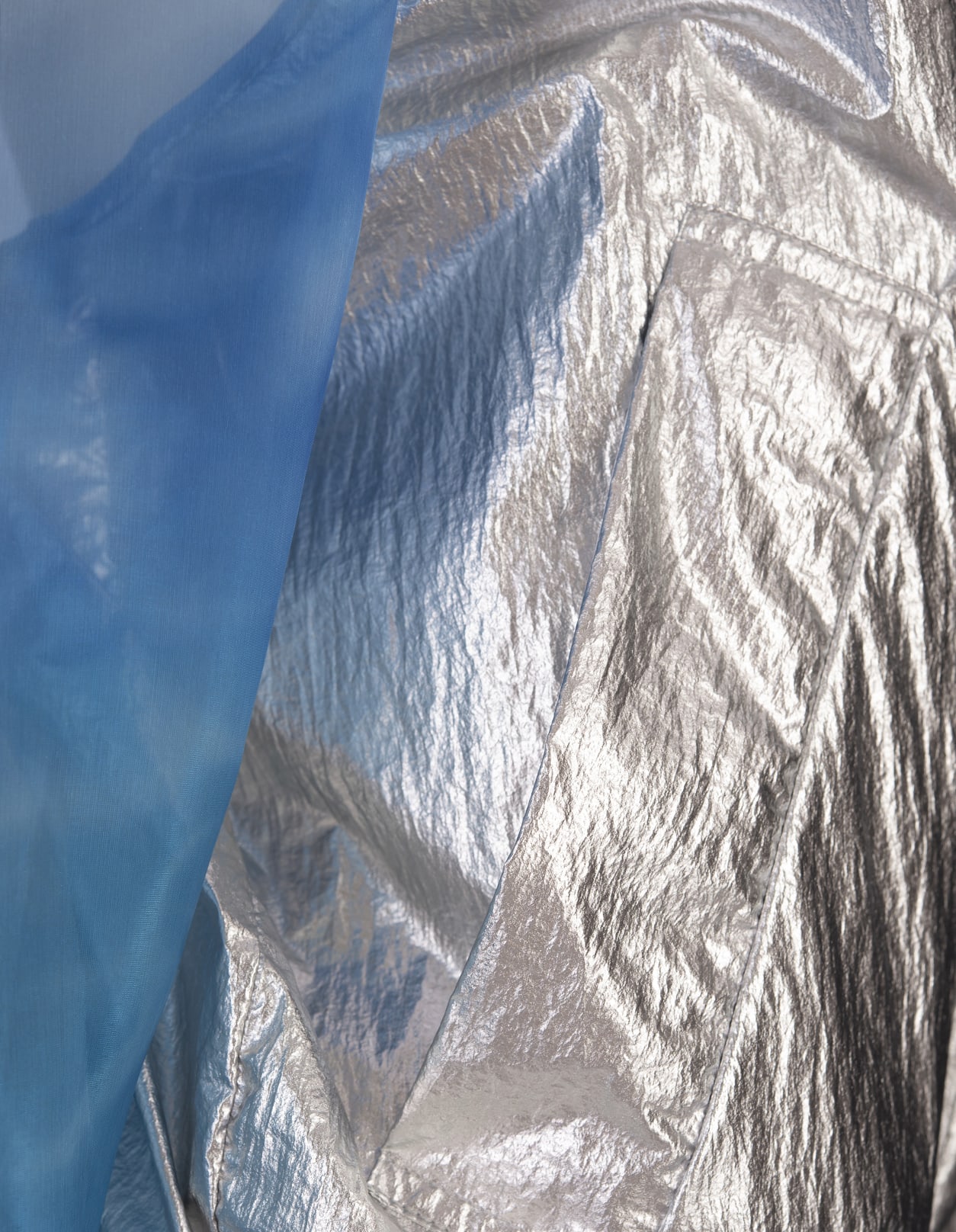 Khrisjoy Air Moon Windbreaker Jacket In Tropical Breeze In Gnawed Blue