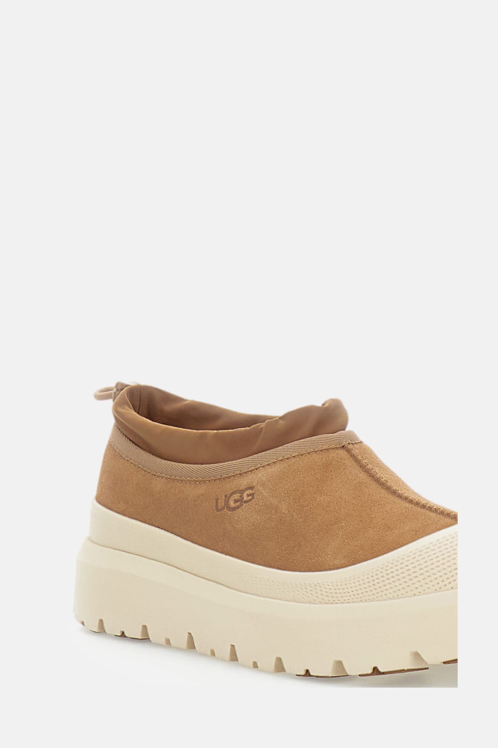 Ugg Tasman Weather Hybrid Chestnut Whitecap Slipper In Neutral