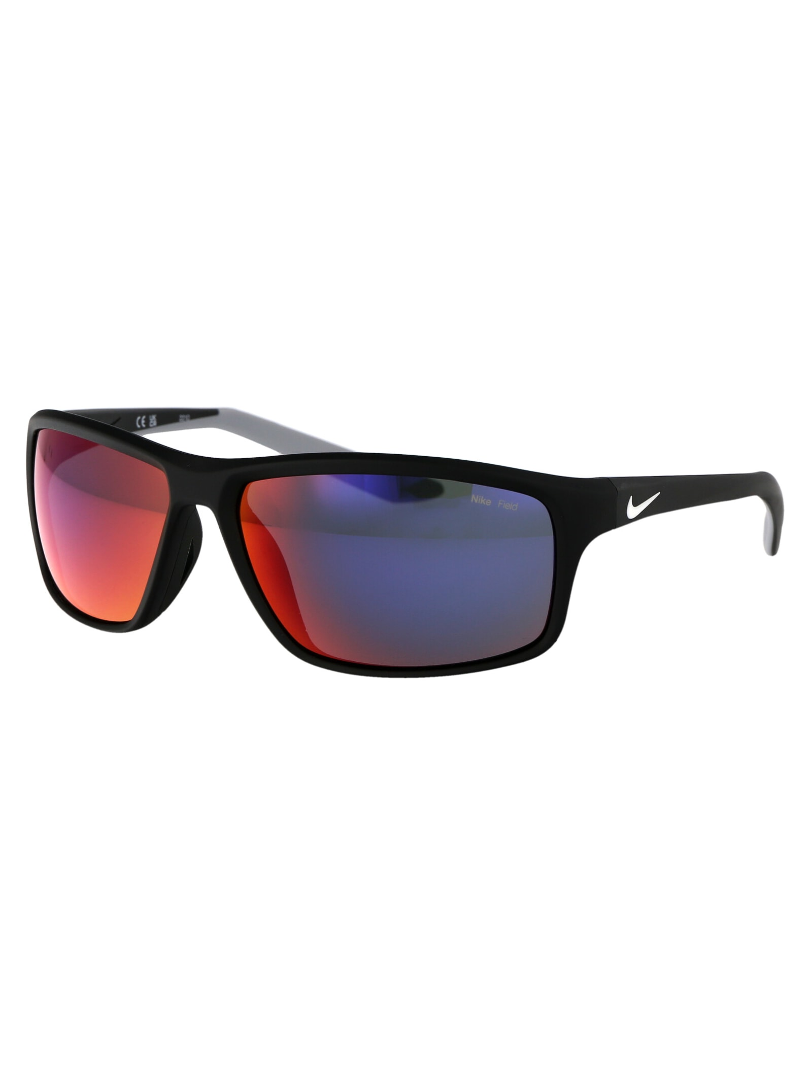 Nike Adrenaline 22 E Sunglasses In 010 Black White Noir Blanc