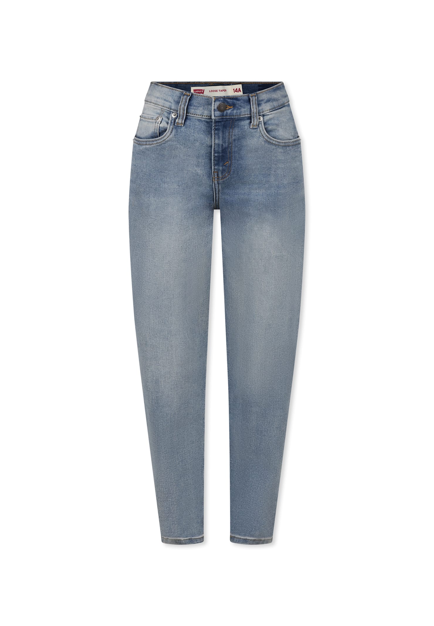 Levi's Logo-patch Jeans In Blue
