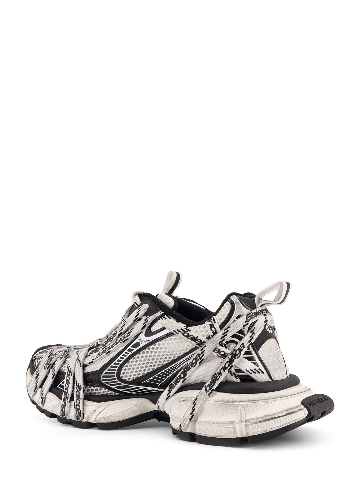 Balenciaga 3xl Extreme Laces Mesh Sneakers In White