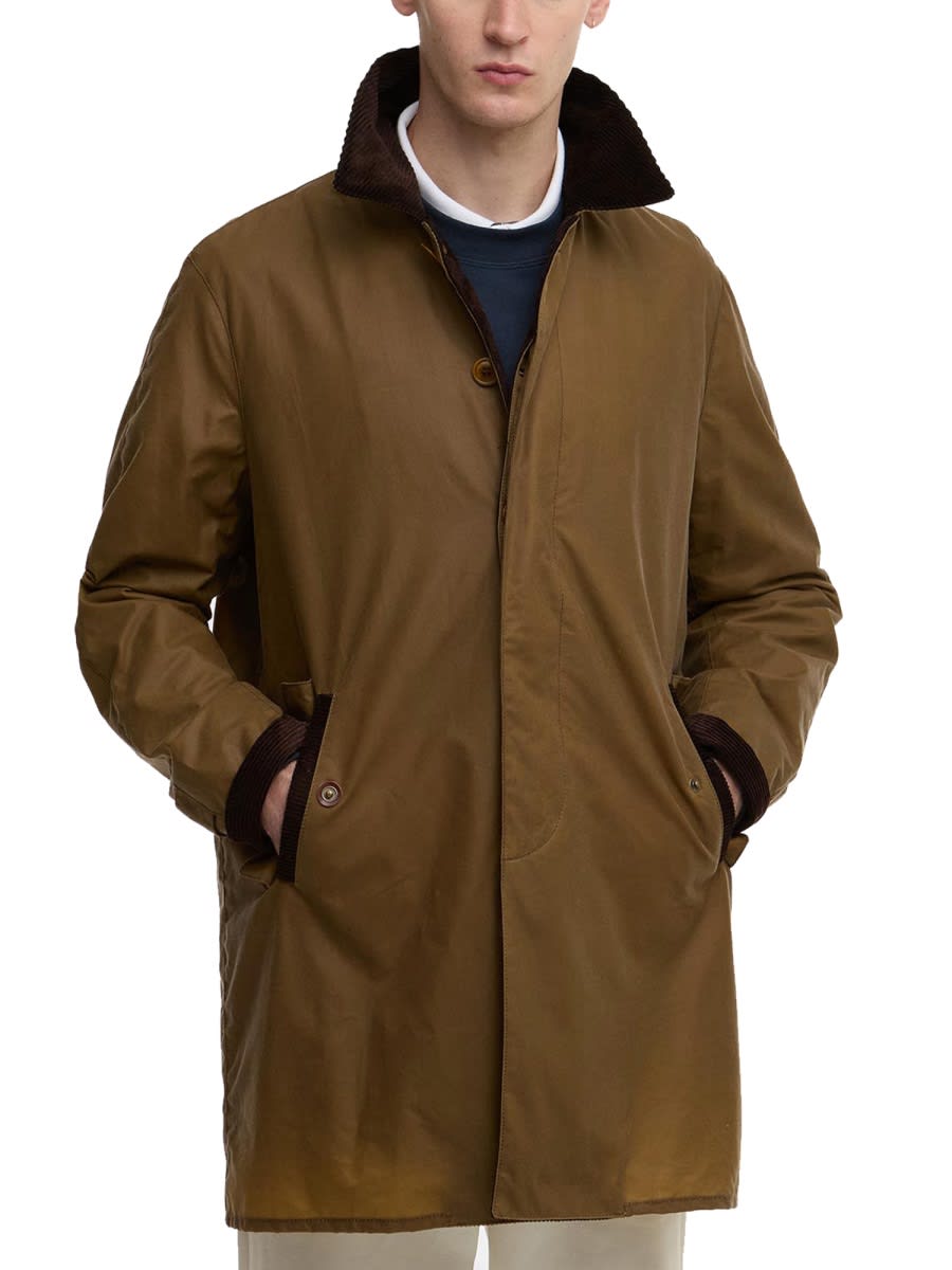 Baracuta X Barbour Tyne Waxed Coat Clothing In Brown