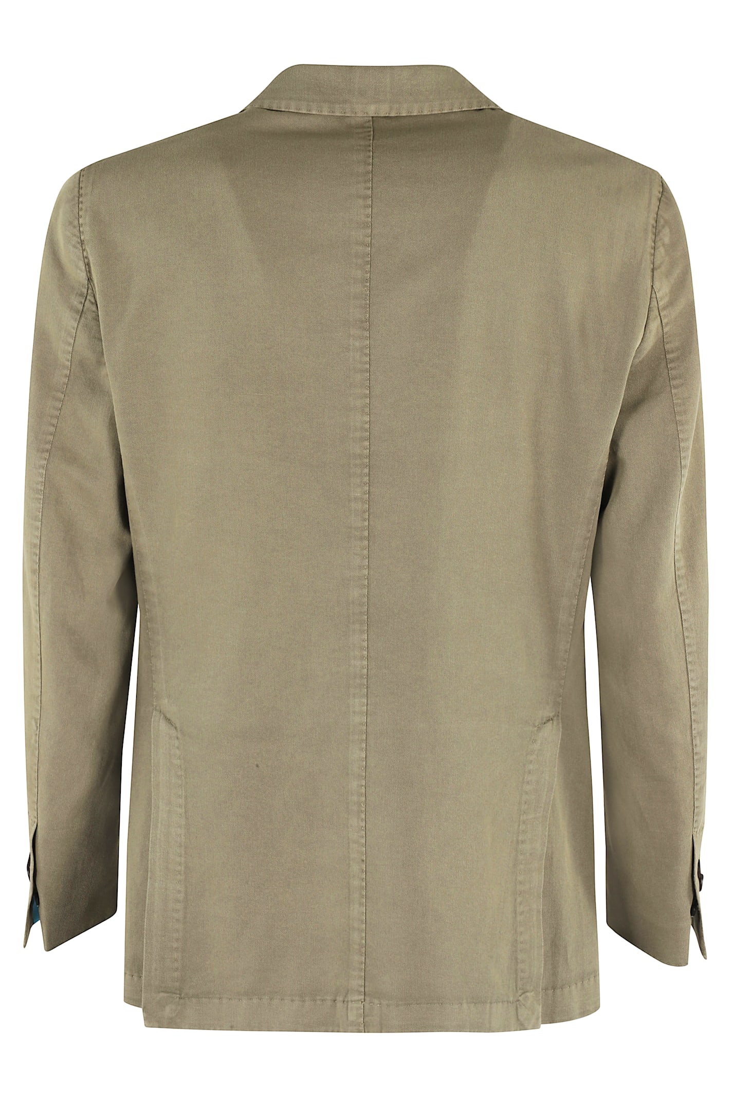 Santaniello Forest Green Ice Gabardine Tailored Jacket In F Verde Foresta