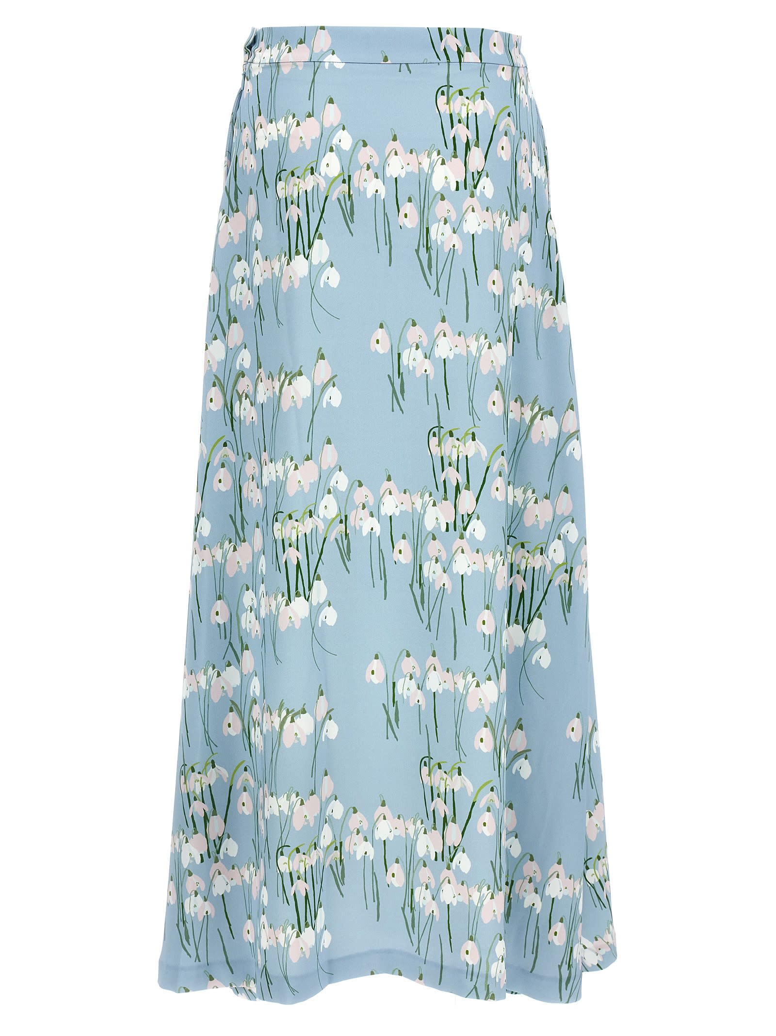 Shop Bernadette Leanne Skirt In Light Blue