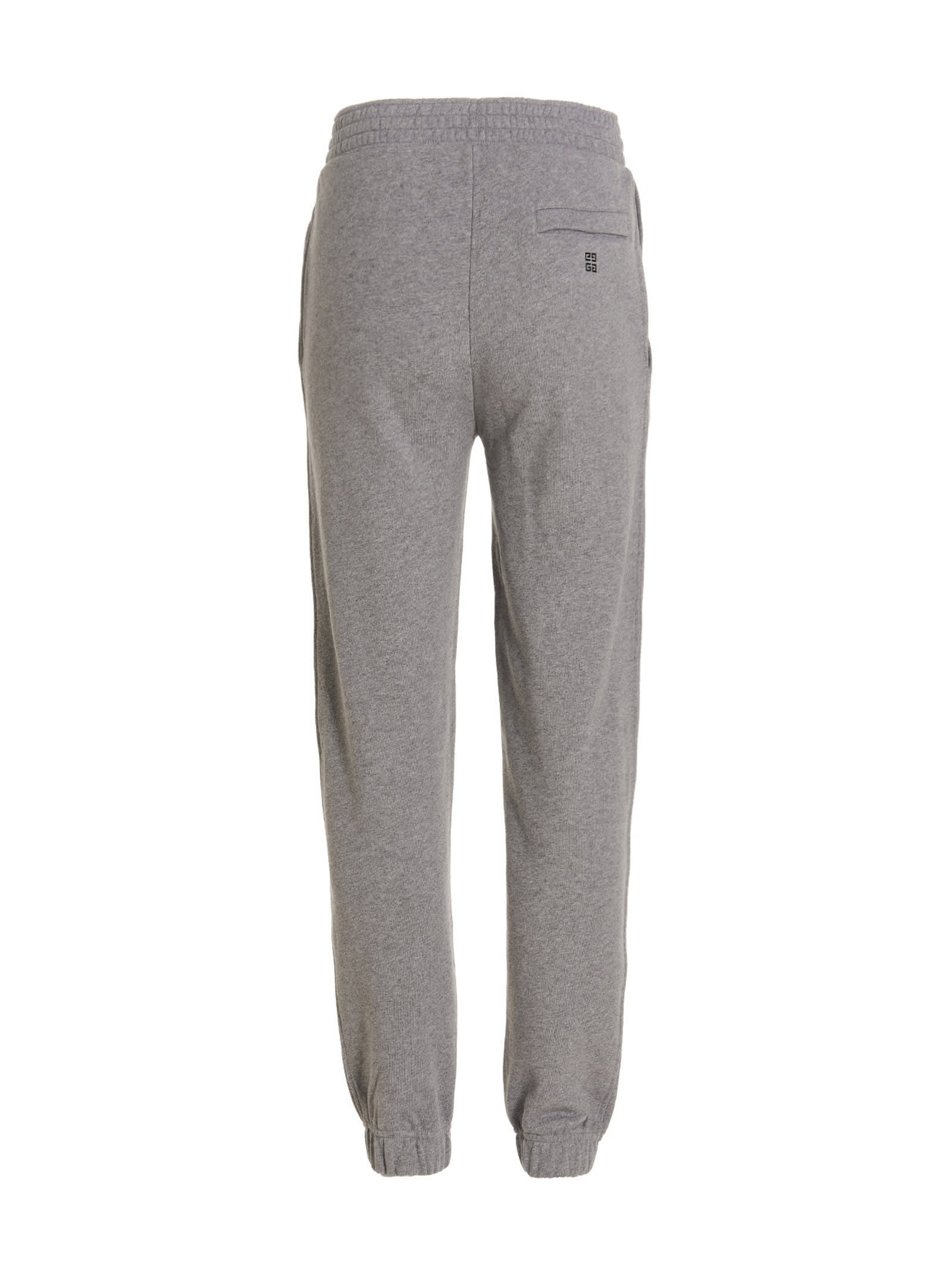 Givenchy Cotton Logo Sweatpants Men In Grigio