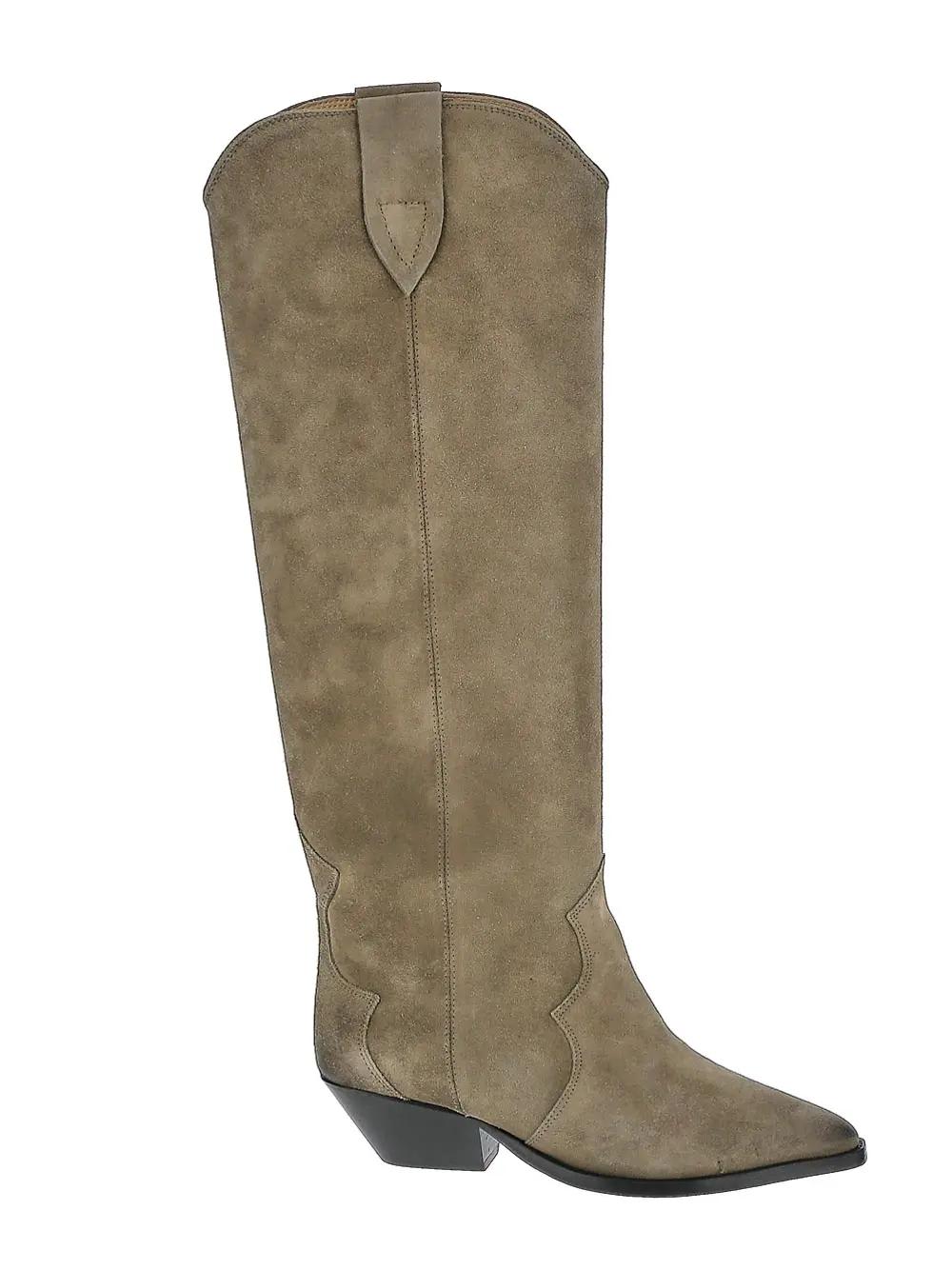 Shop Isabel Marant Denvee Boots In Taupe