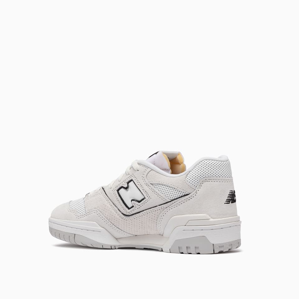 New Balance 550 Perforated Suede Sneakers In Reflection