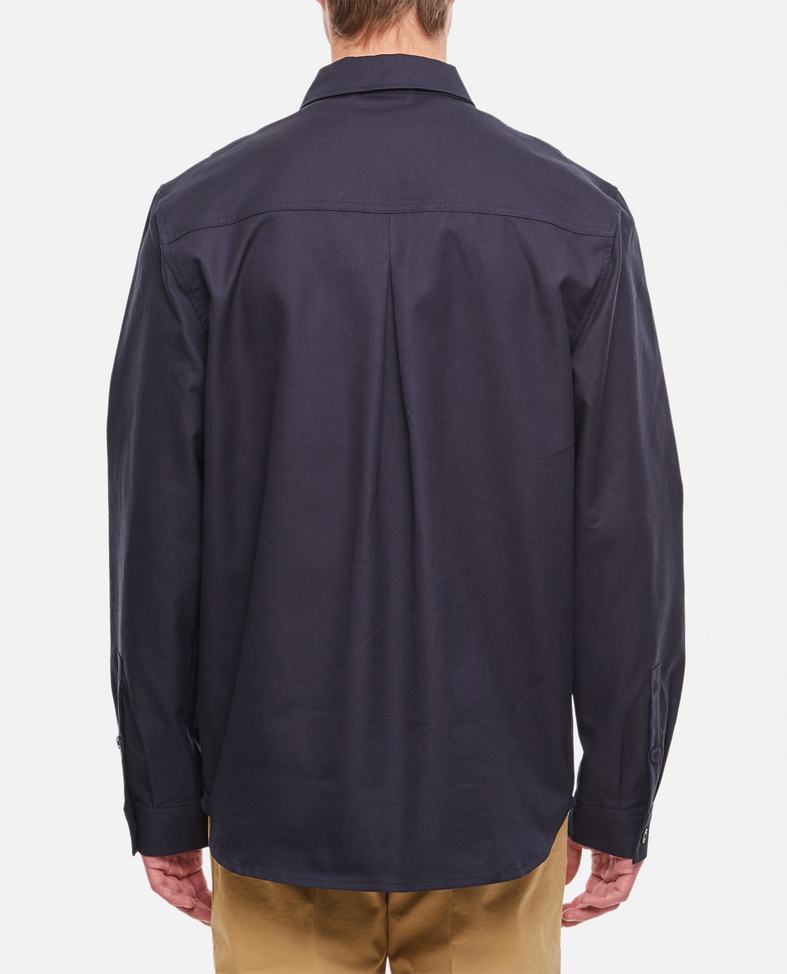 Shop Closed Utility Shirt In Blue