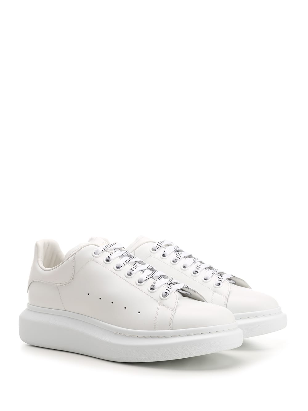 Shop Alexander Mcqueen White Oversize Sneakers In White 1
