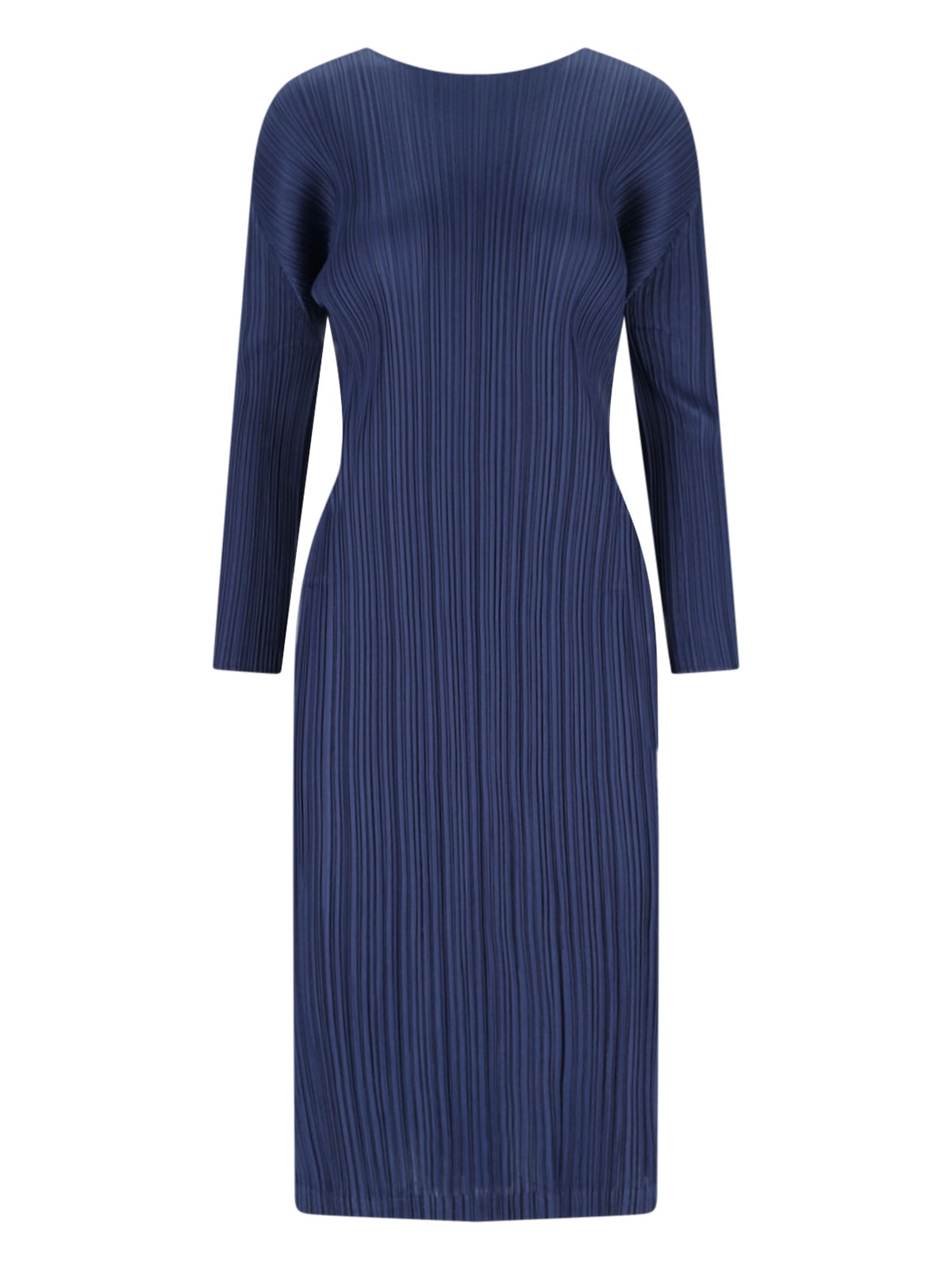 february Pleated Midi Dress