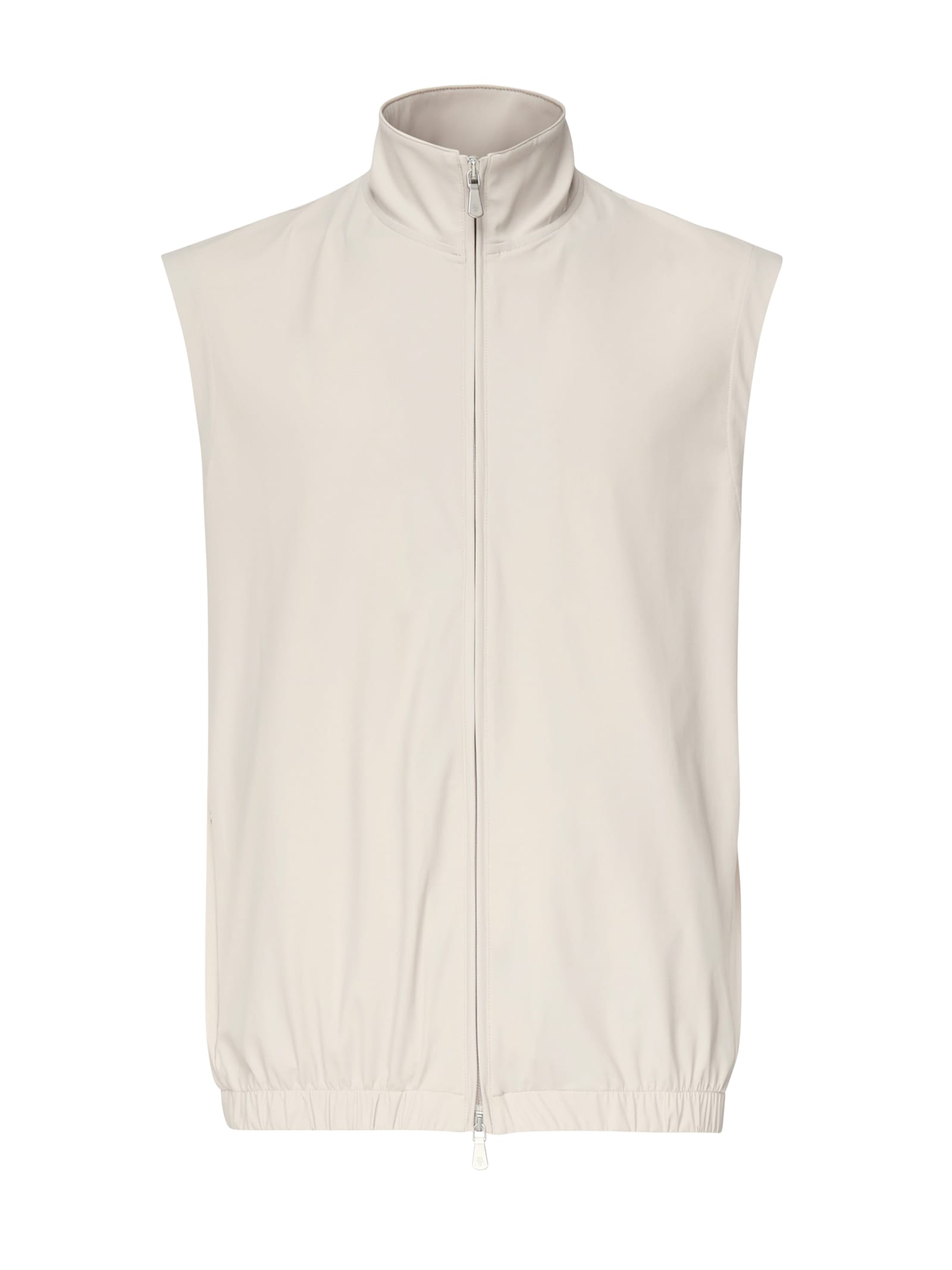 Shop Eleventy Zipper Vest In White