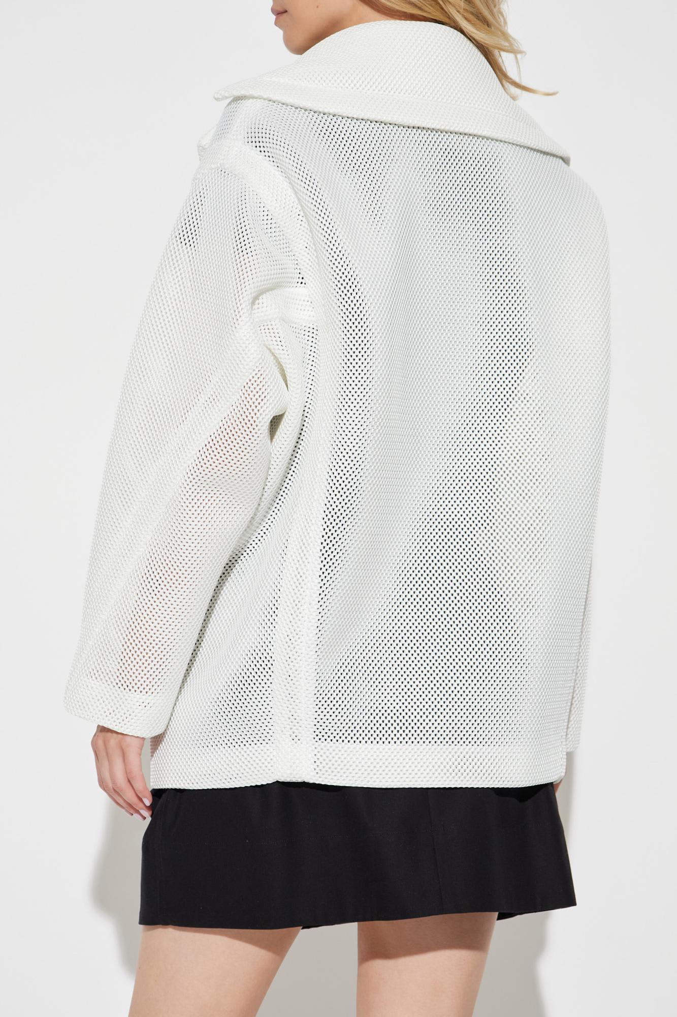 Max Mara Double-breasted Blazer In White