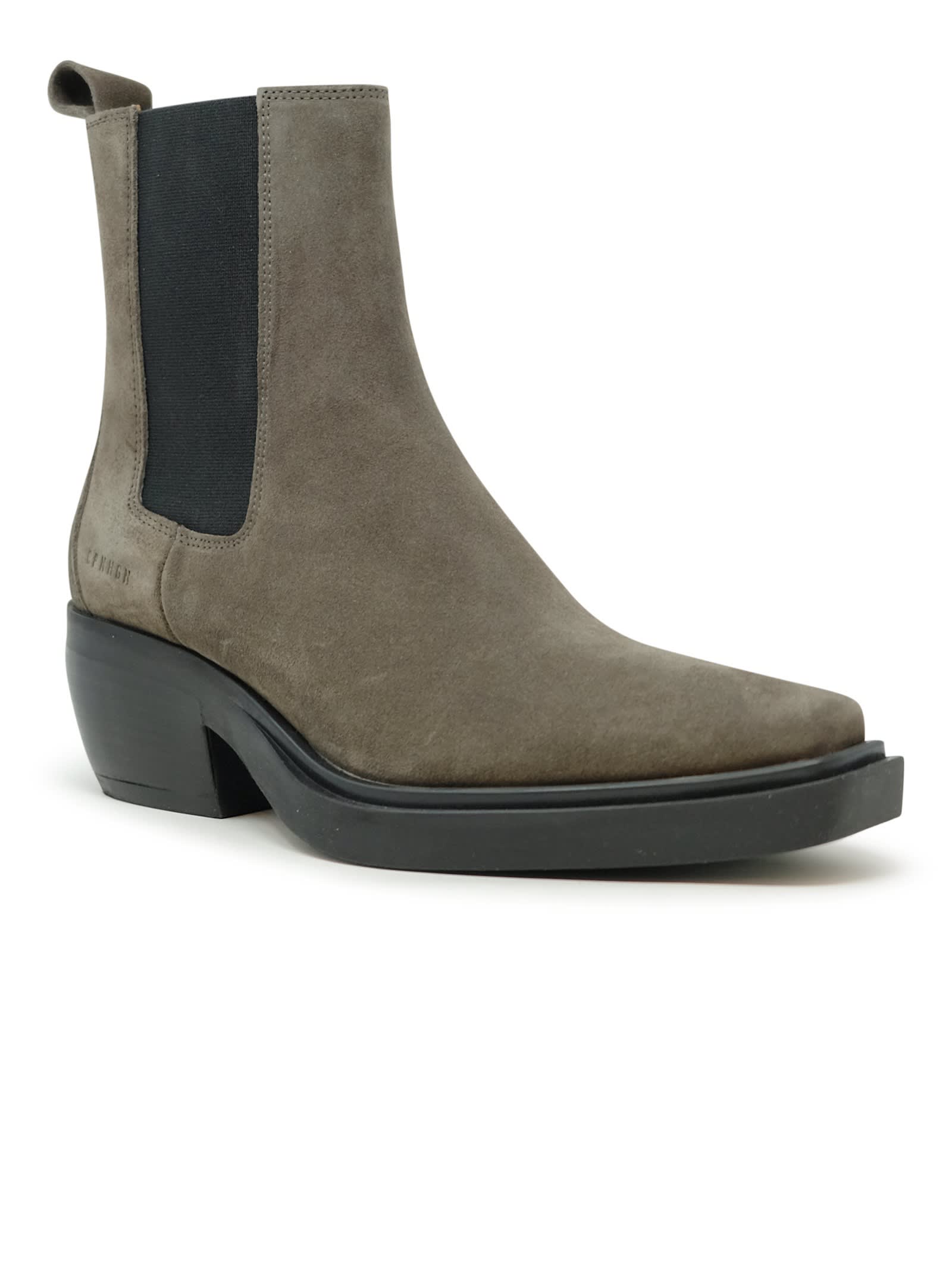 Shop Copenhagen Facph236 Grey Suede Ankle Boots