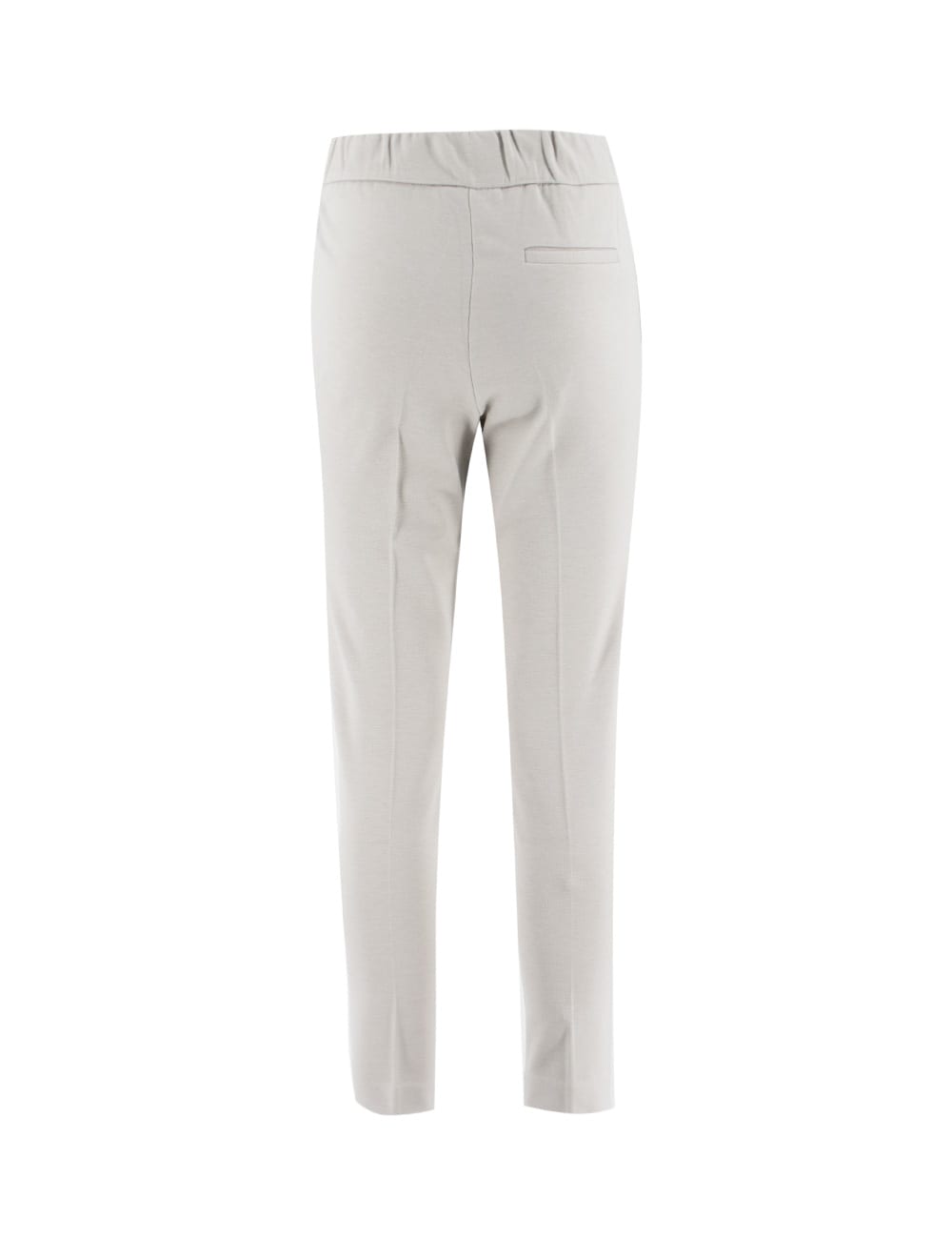 Shop Le Tricot Perugia Trousers In Light Grey