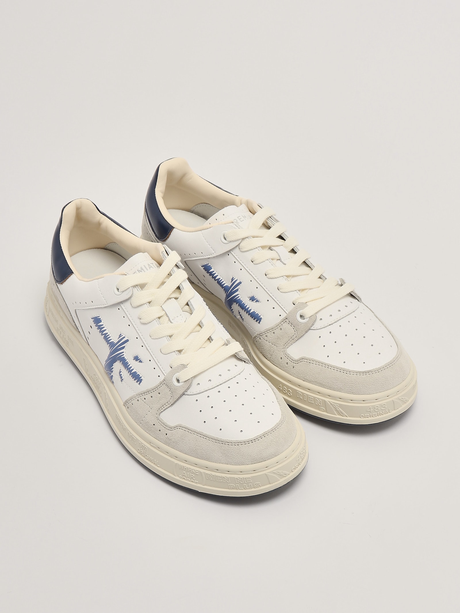 Shop Premiata Sneakers Sneaker In Bianco