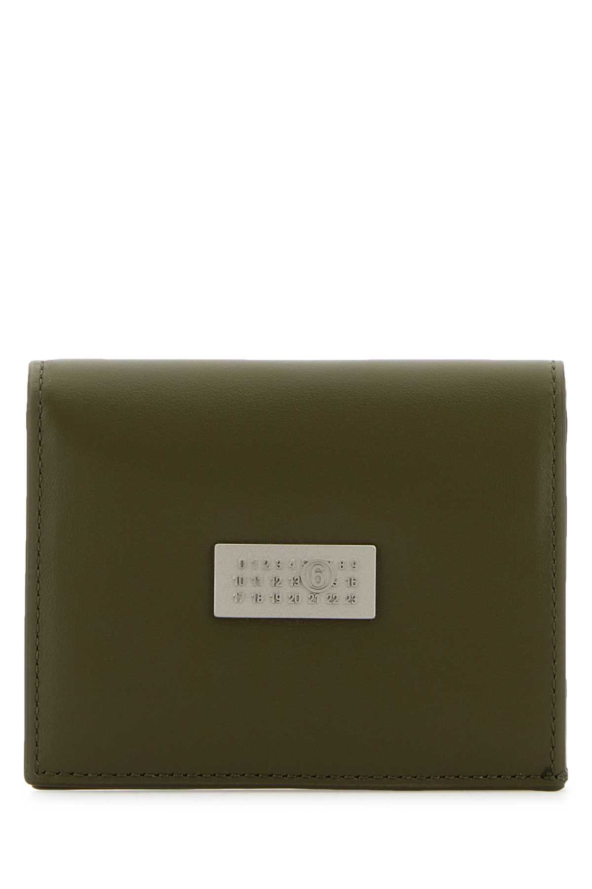 Khaki Leather Wallet