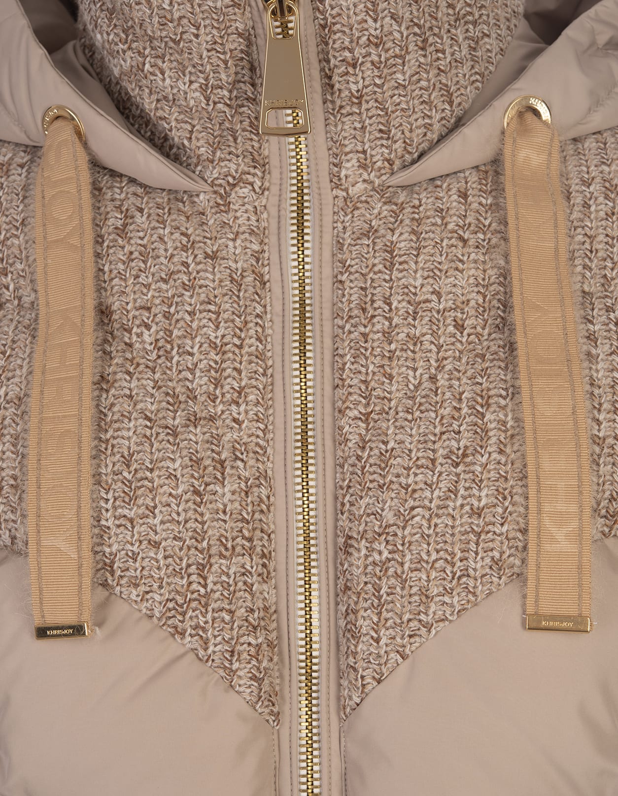 KHRISJOY BUTTER HUG KNIT DOWN JACKET 