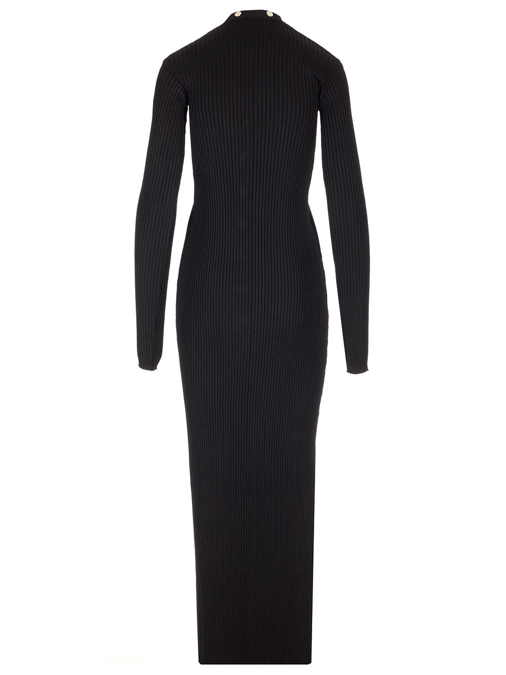 Shop Attico Cardigan Dress In Black