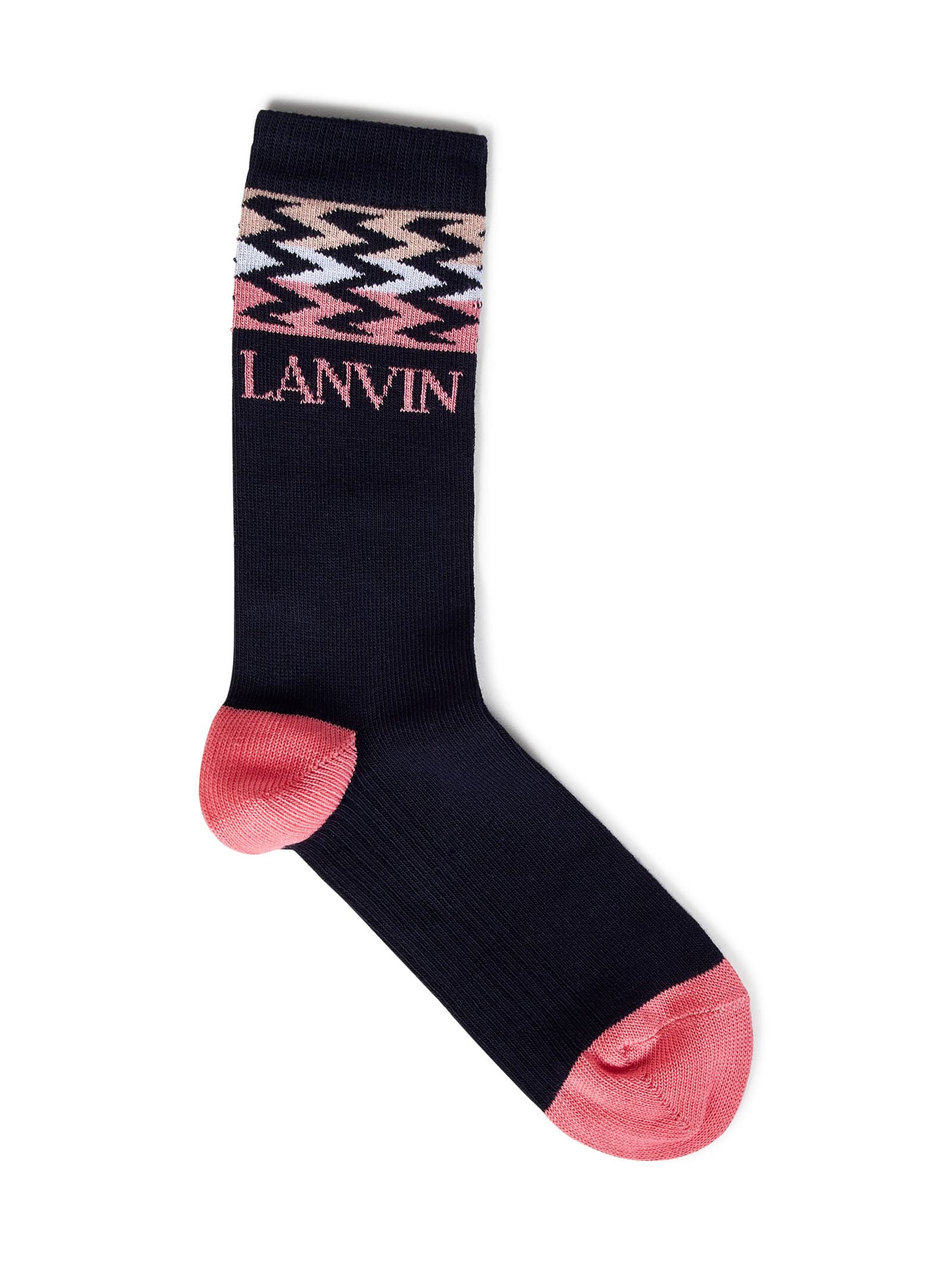 Shop Lanvin Kids Socks In Blue