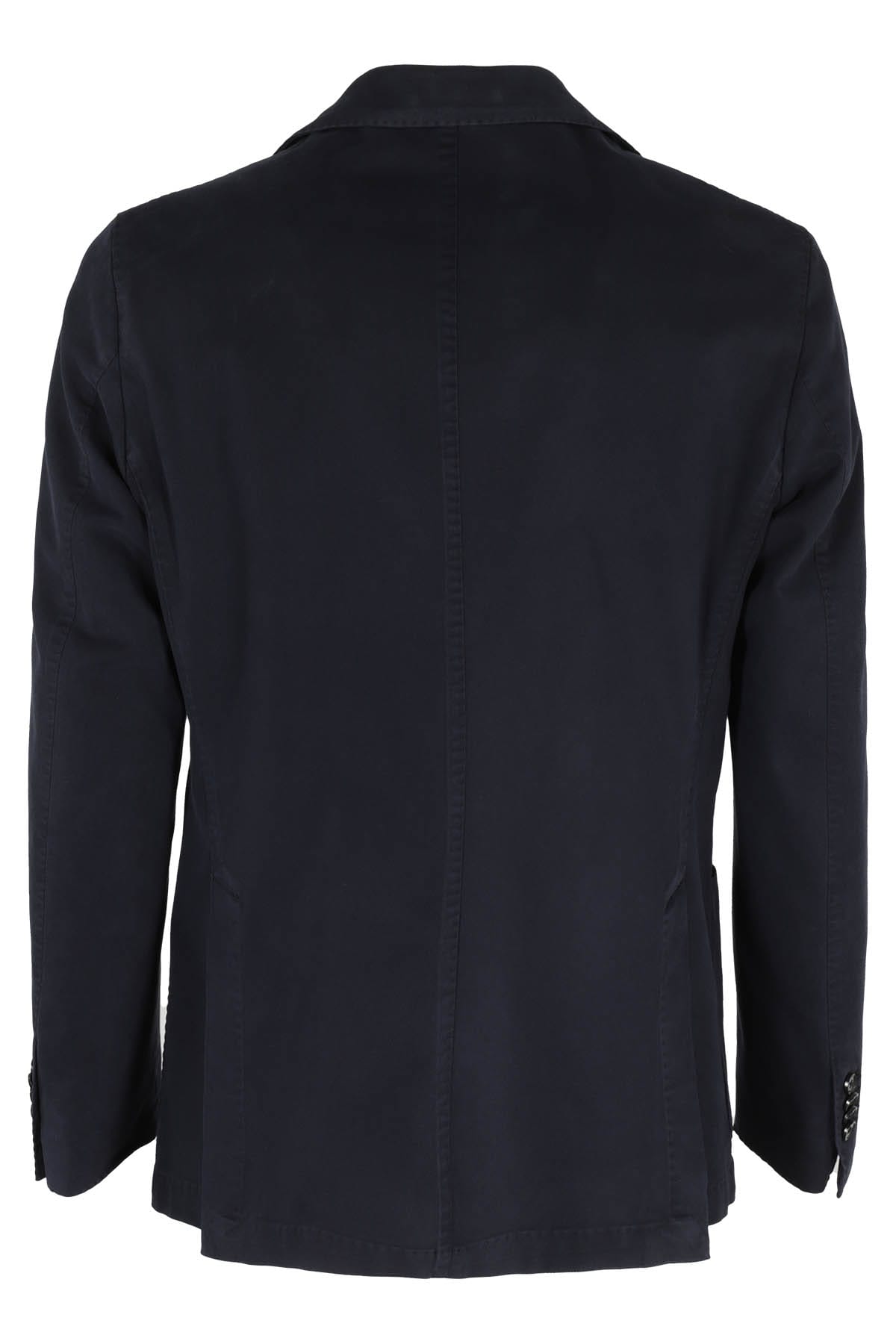 Shop Luigi Bianchi Mantova Jacket In Blu Scuro