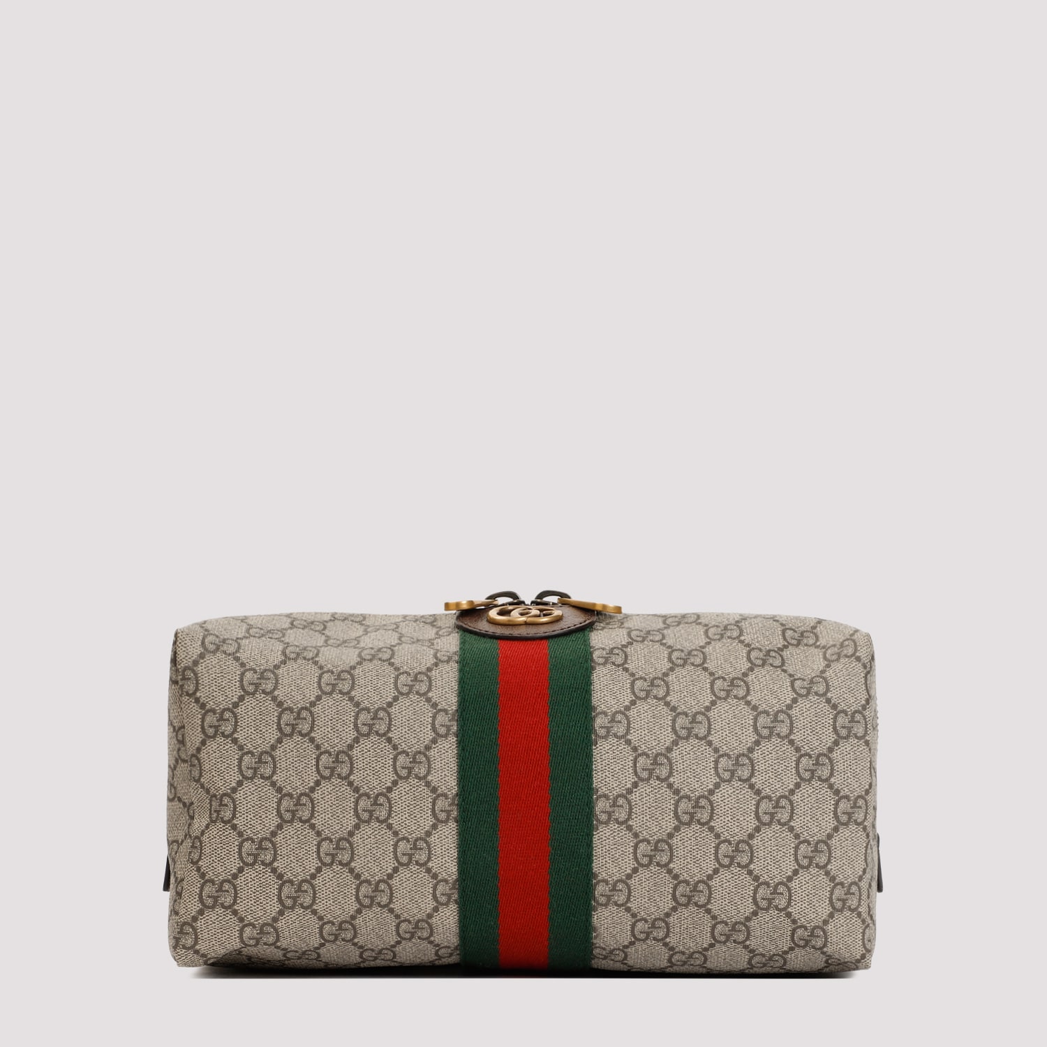 Shop Gucci Toiletry Case In B.eb N.acero