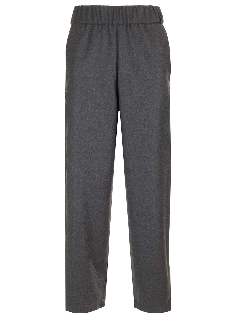 Shop Barena Venezia Joie Trousers In Grey