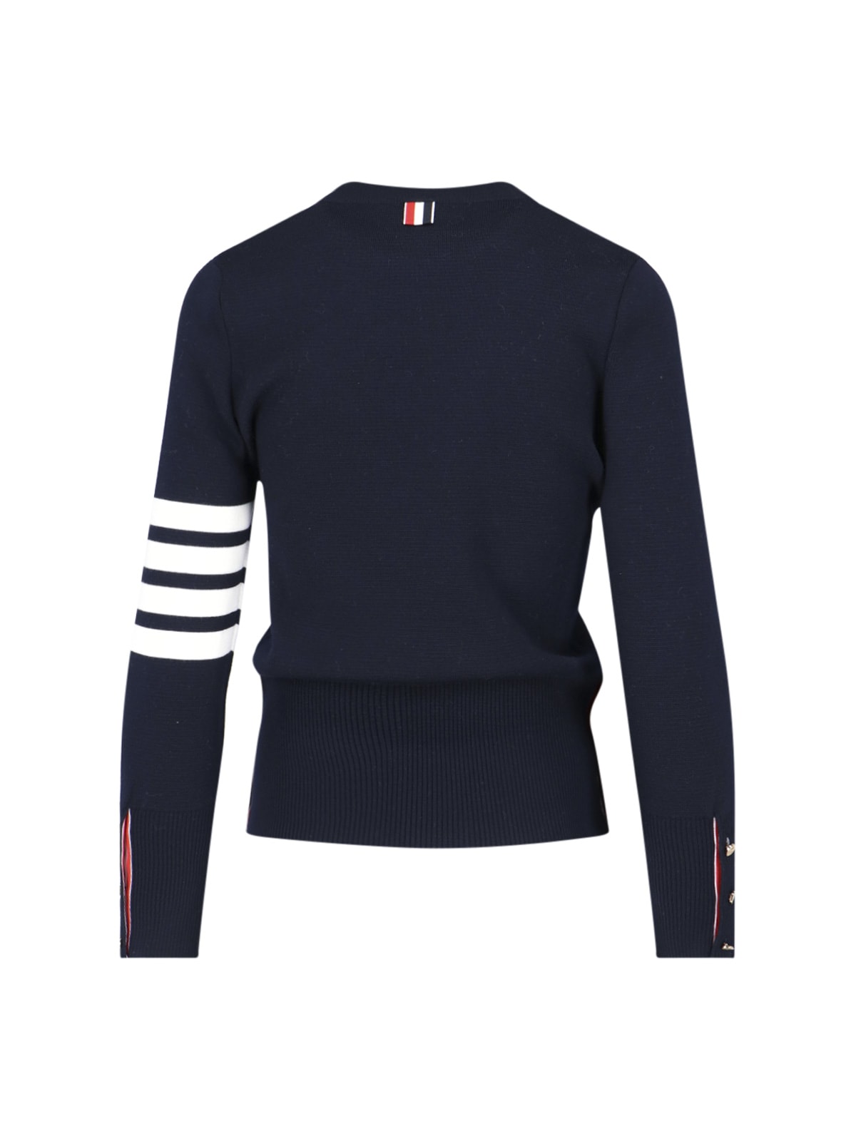 Thom Browne "4-bar" Sweater In Navy