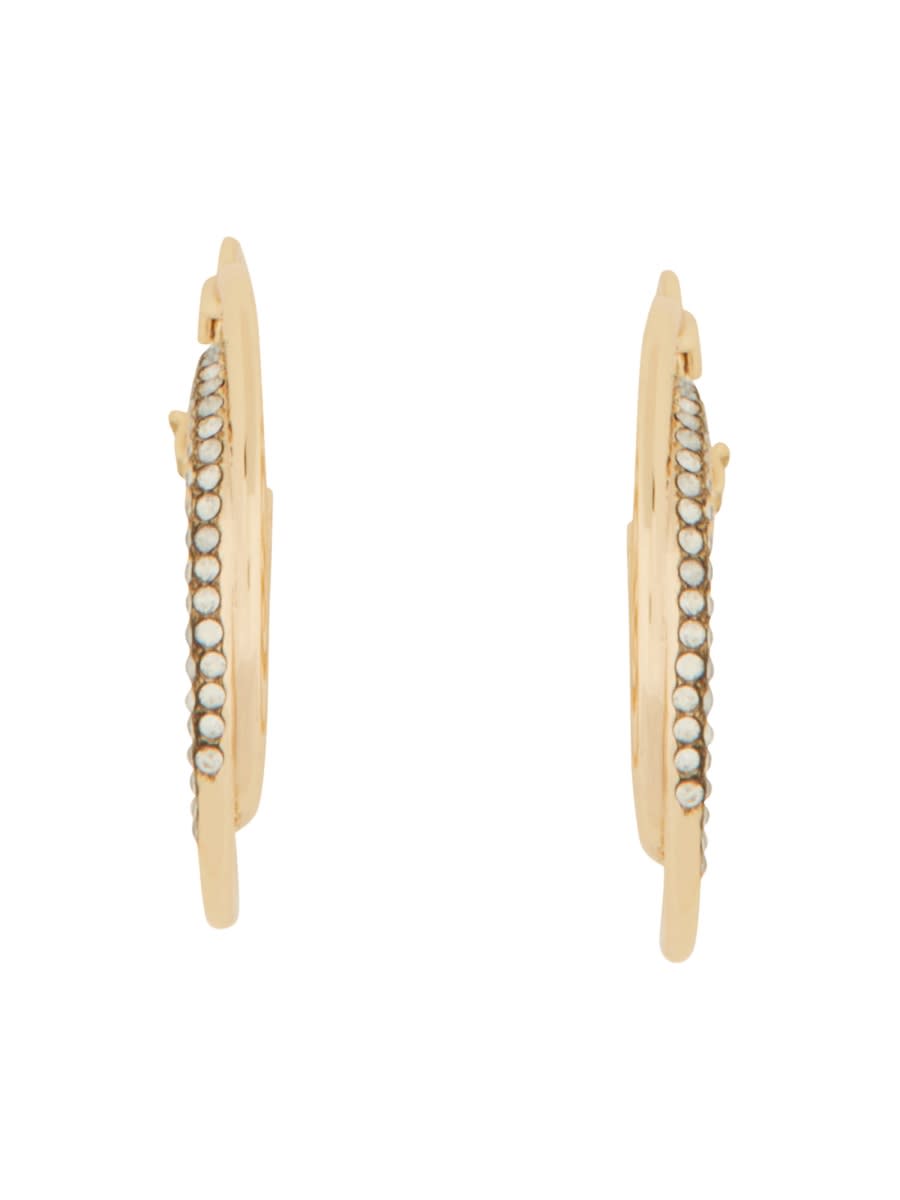 Tory Burch Miller Hoop Earrings In Gold