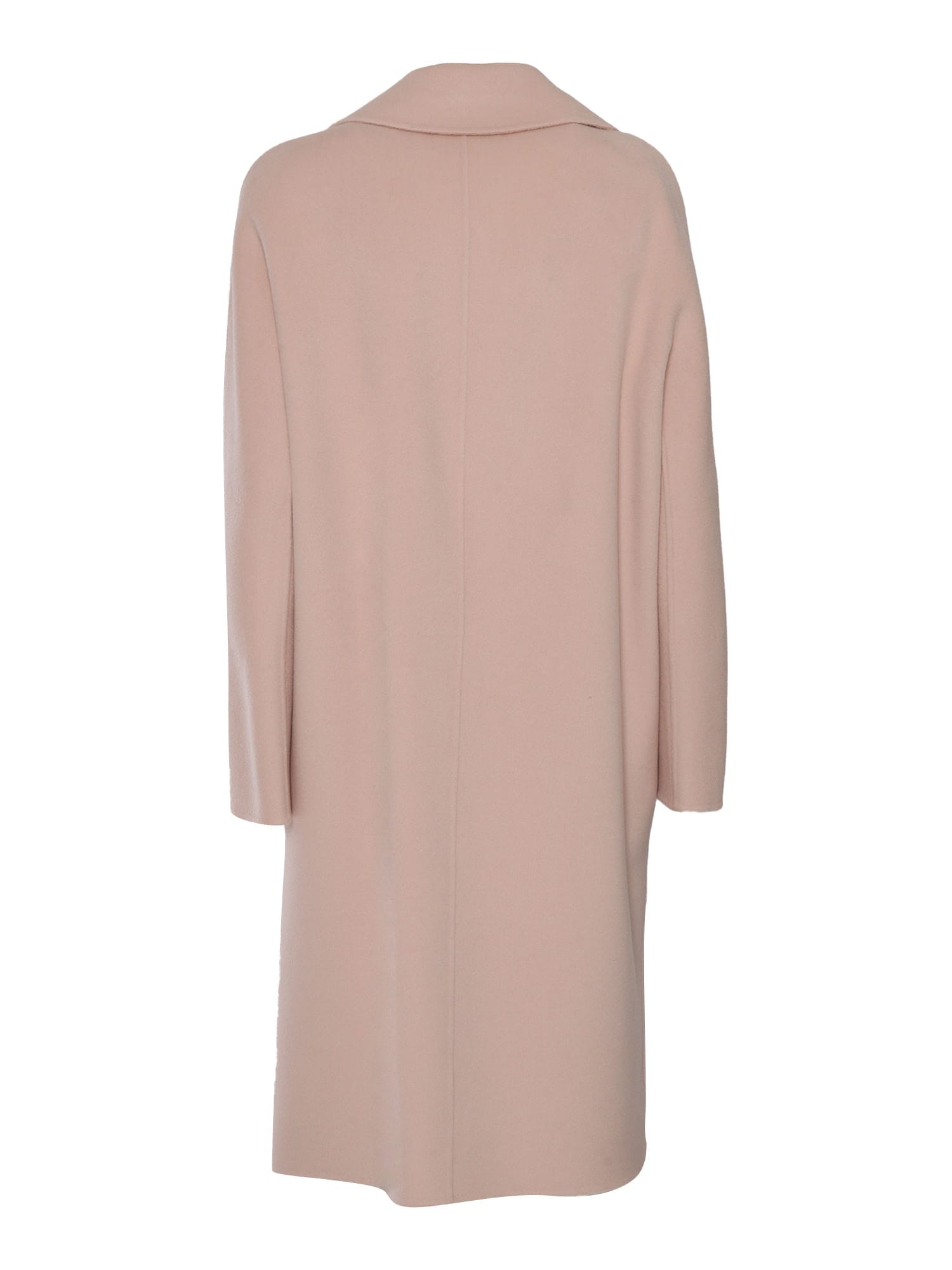 Max Mara Licenza Double-breasted Coat In Pink