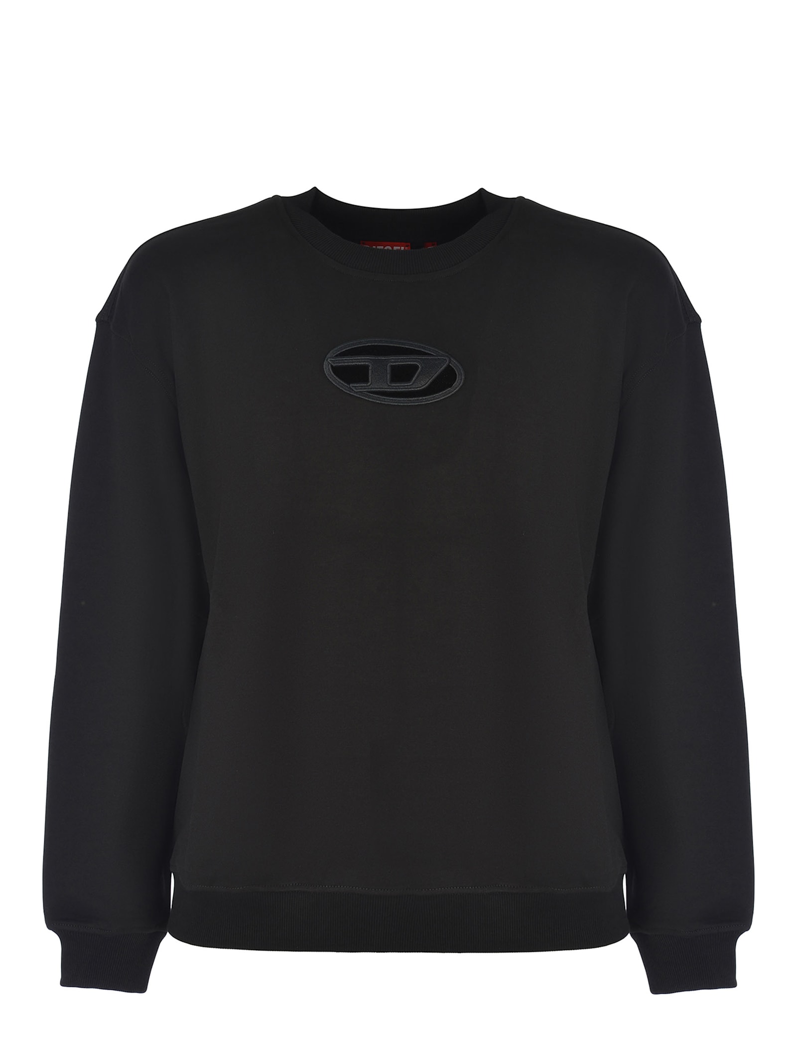 Shop Diesel Sweatshirt  S-boxt-od Made Of Cotton In Black