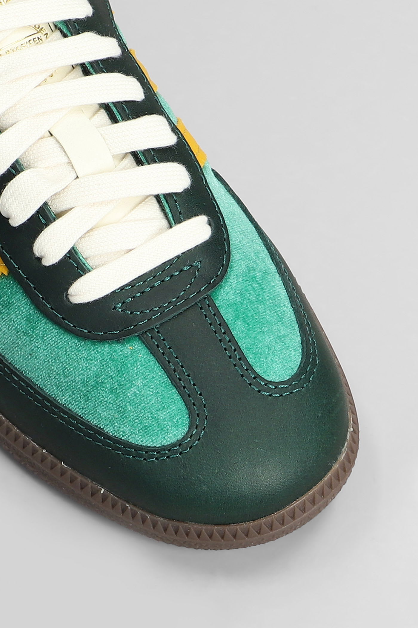 Adidas Originals Samba Og Sneakers In Green Velvet In Multi