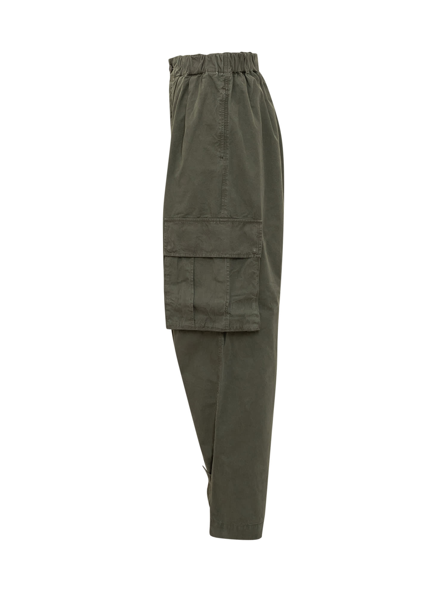 Shop Darkpark Eric Cargo Pants In Army Green