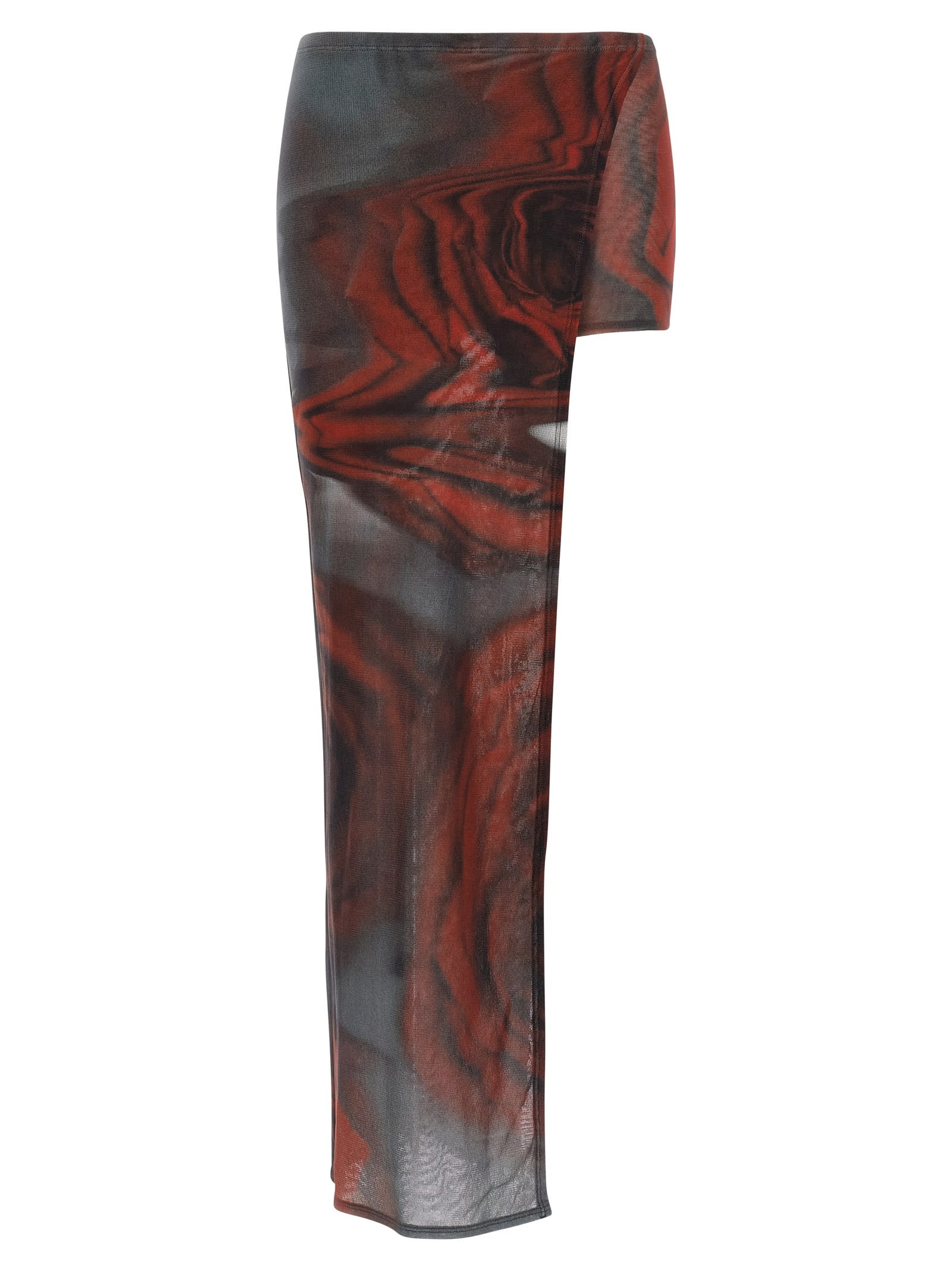 Jean Paul Gaultier The Red Blurry Roses Bermuda And Short Multicolor In Multi