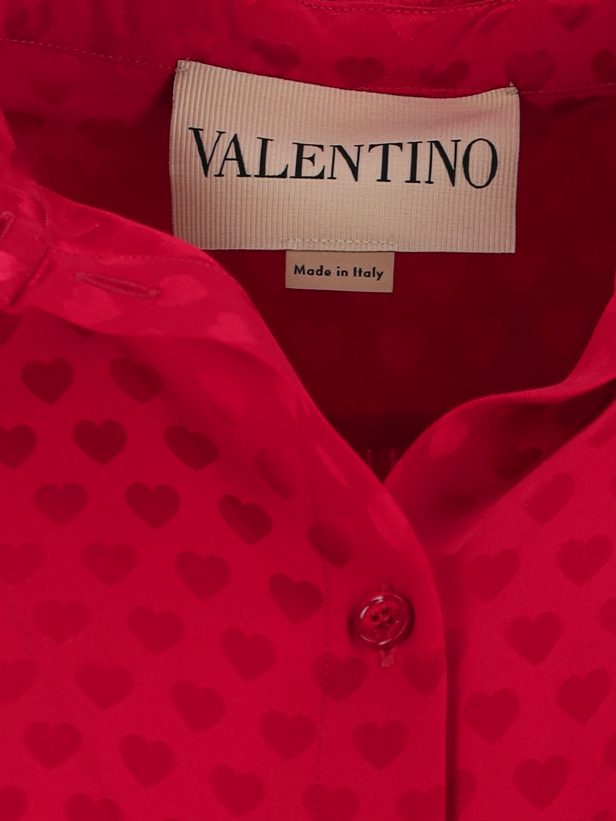 Valentino Schluppenbluse La Cour De Caur Aus Seide In Red