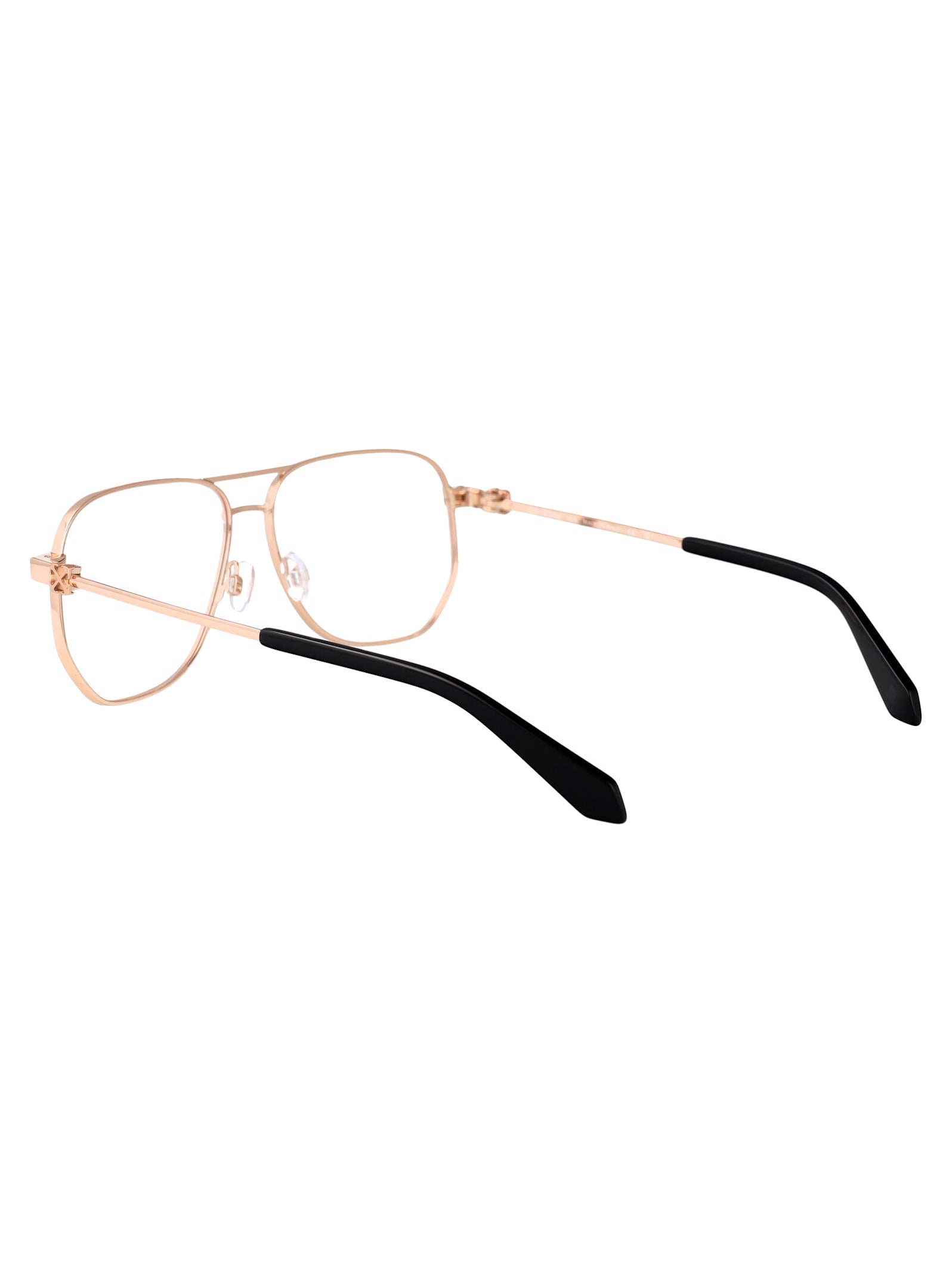 Off-white Eyewear Style 8a Glasses In Gold Metal