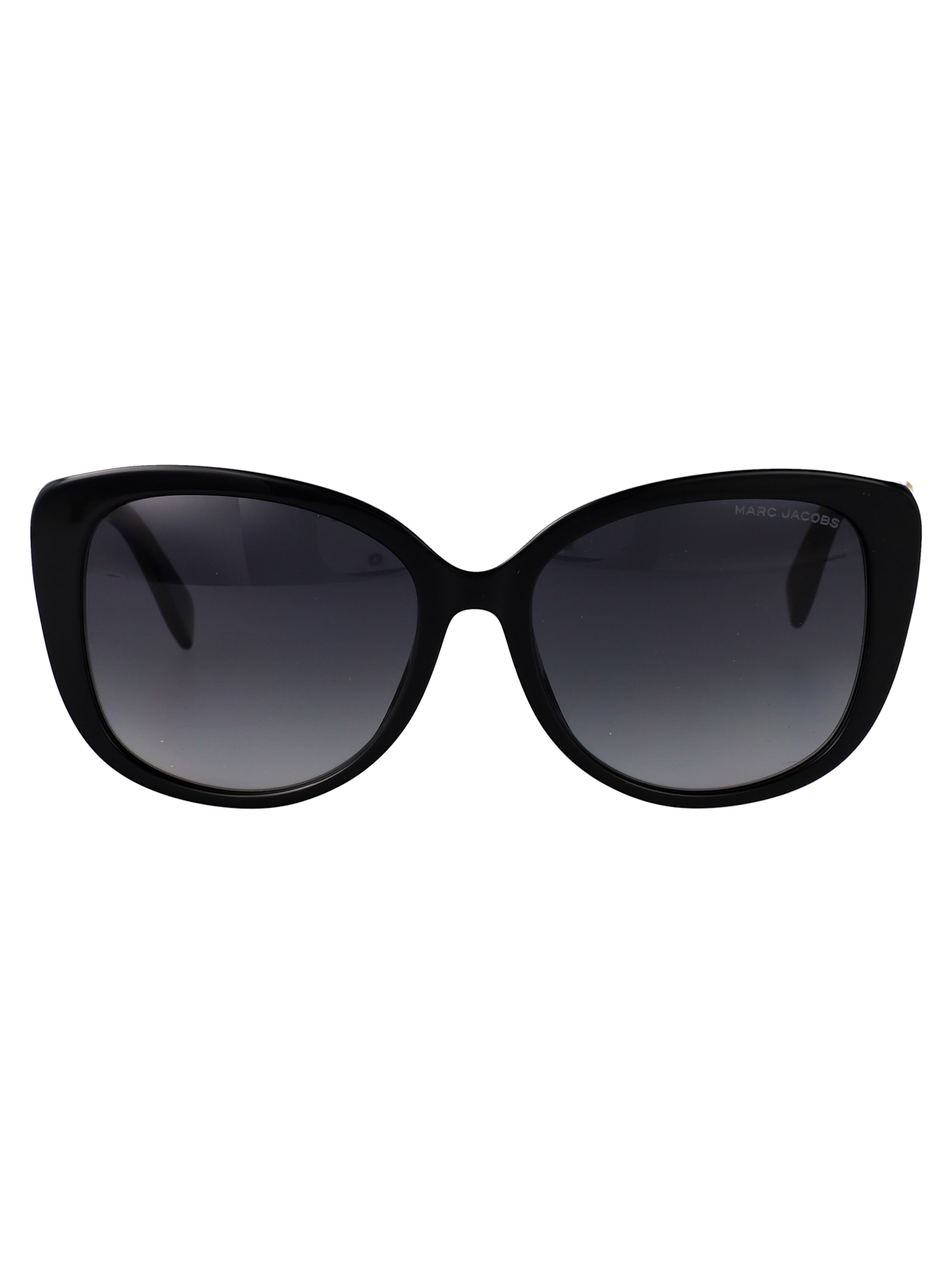 Marc Jacobs 55mm Gradient Cat Eye Sunglasses In Black