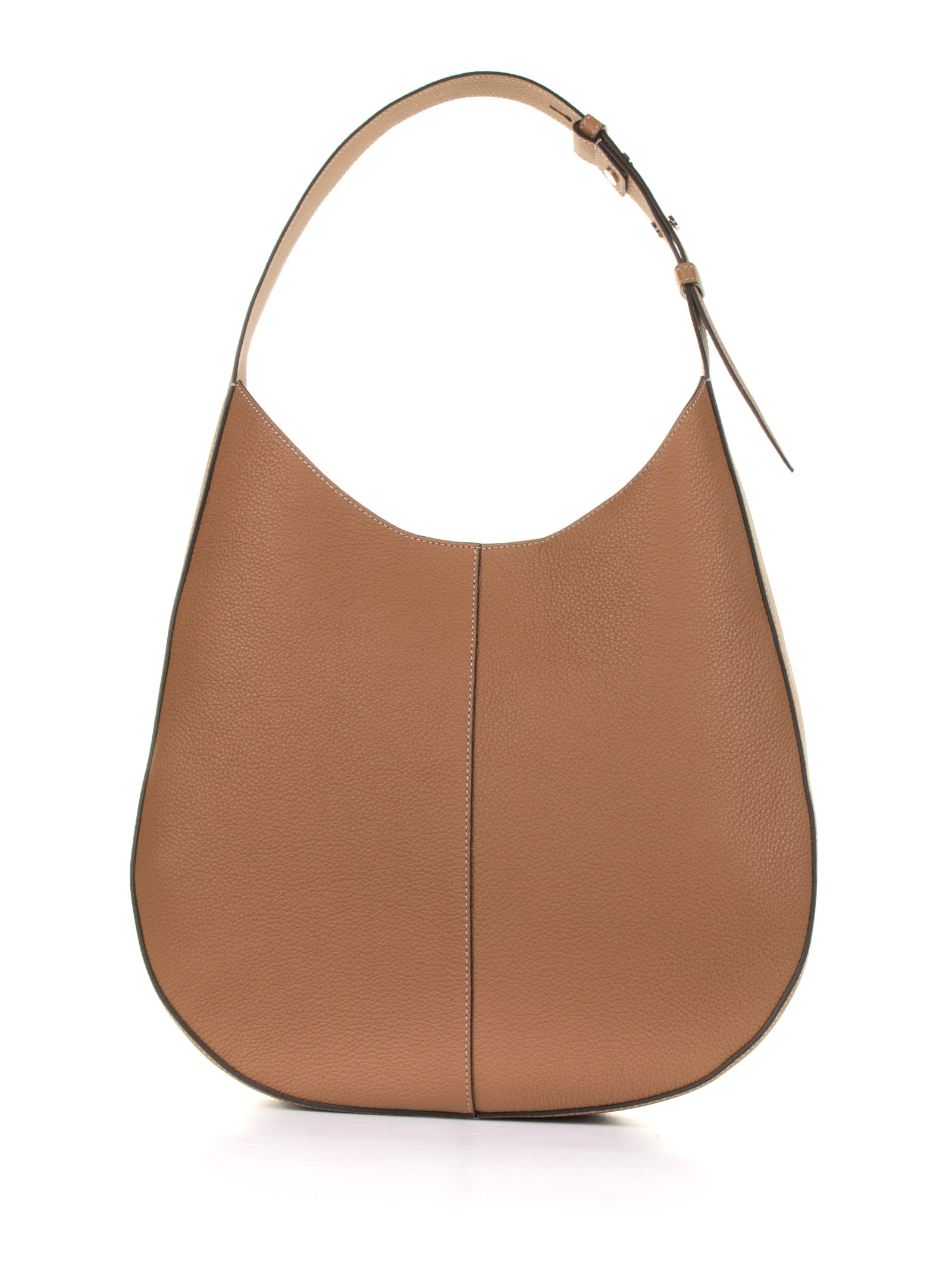 Shop Tod's Tods Small Leather Hobo Shoulder Bag In Kenia