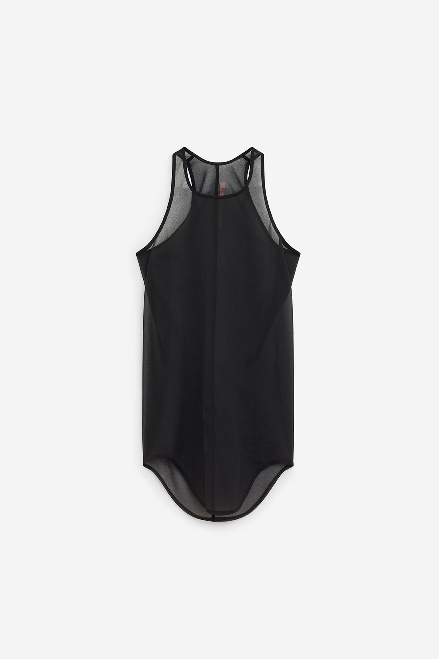 Rick Owens Basic Tank Topwear In Black