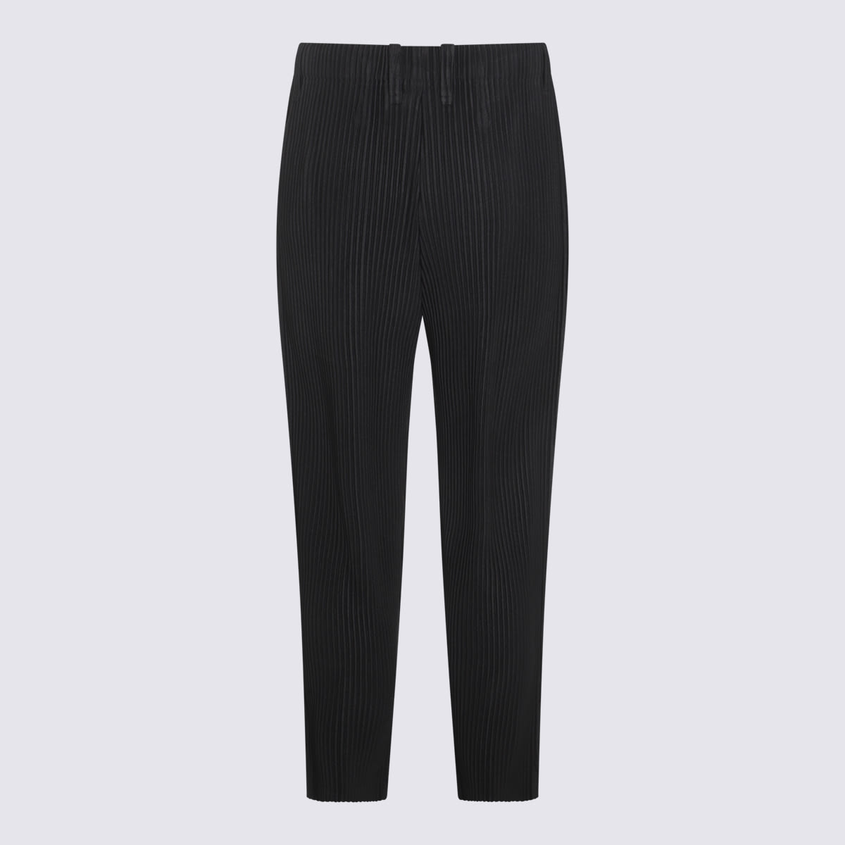 ISSEY MIYAKE BLACK COTTON PANTS