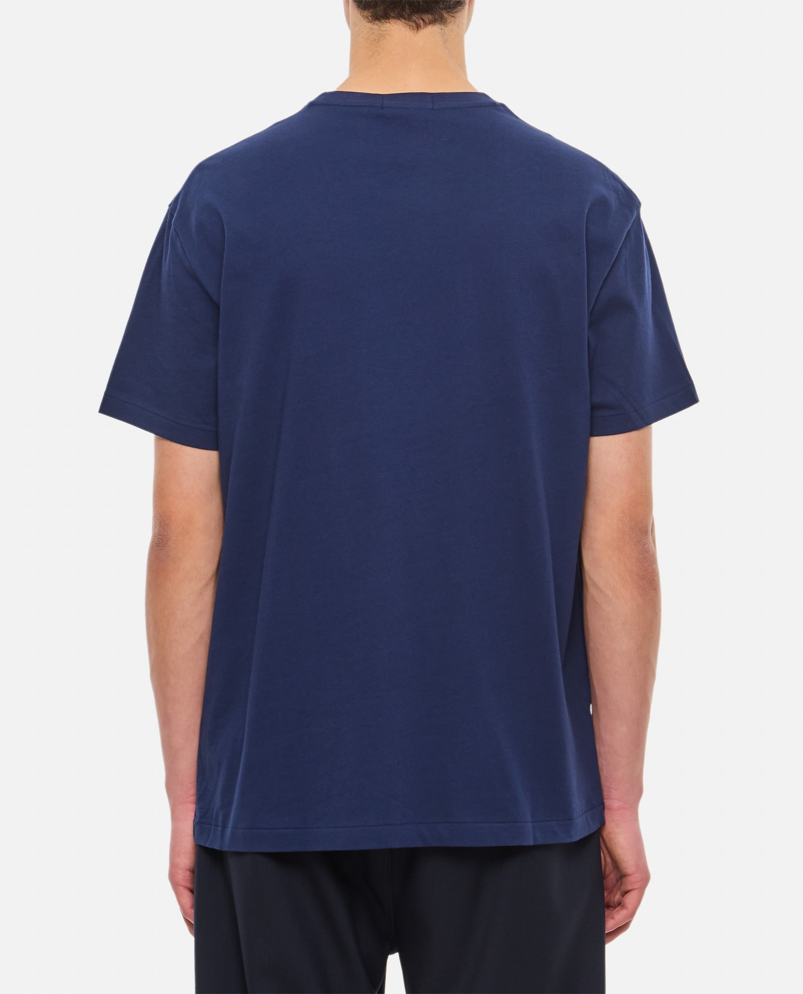 Shop Polo Ralph Lauren Bear Cotton T-shirt In Blue