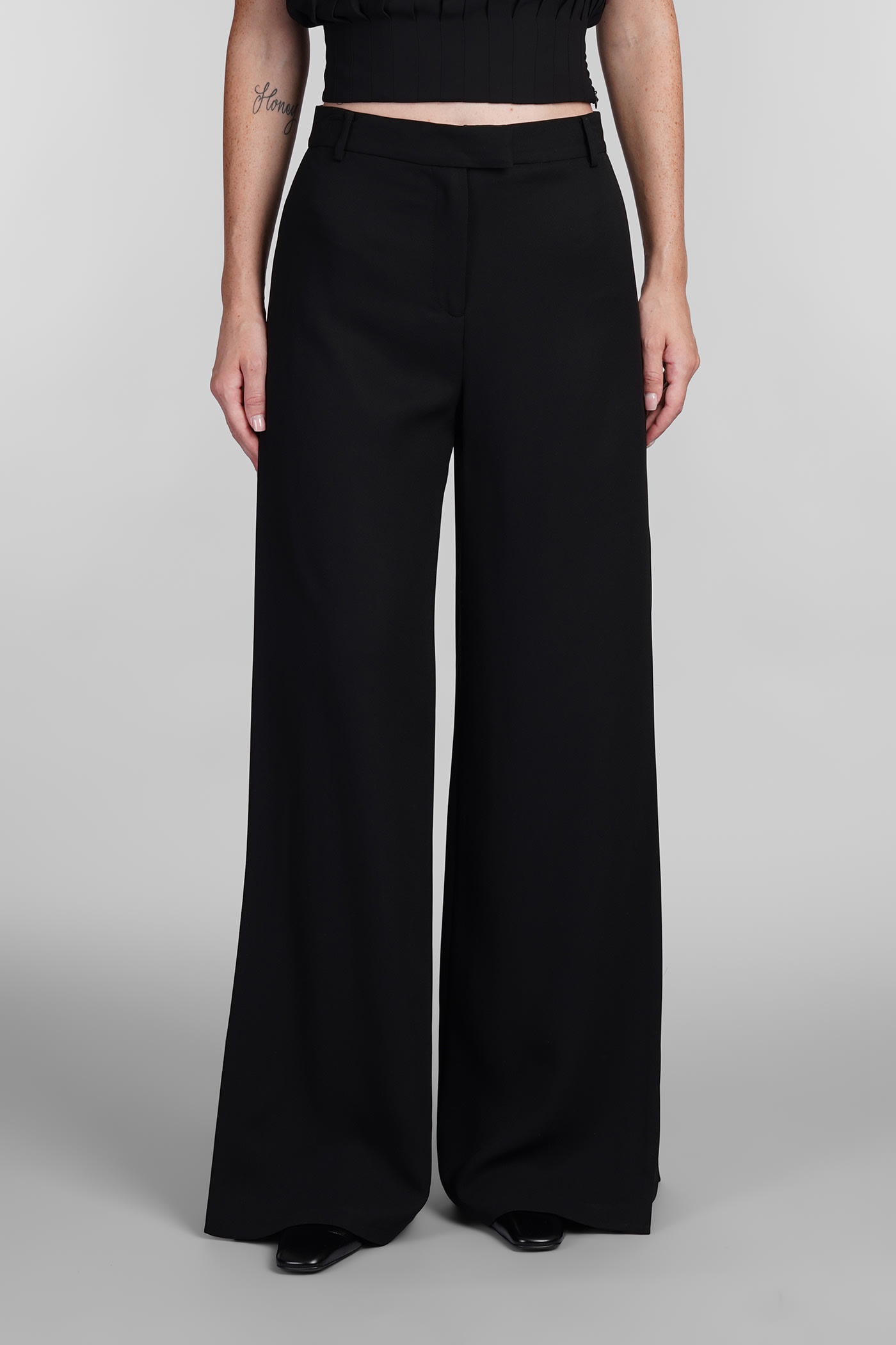 Lilo Pants In Black Acetate