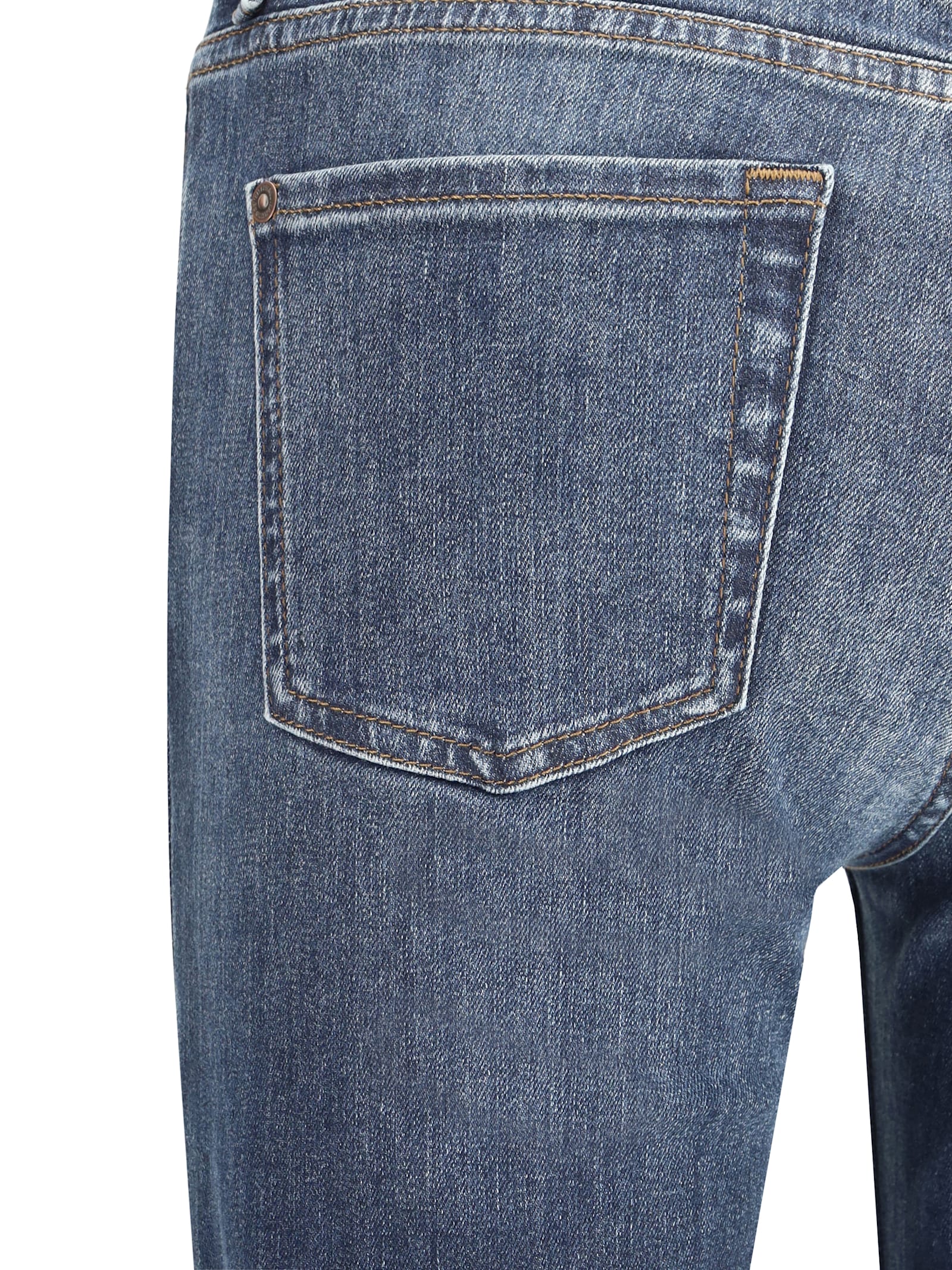 7 For All Mankind Gran Canyon Dark Blue Bootcut Jeans In Dark Blue