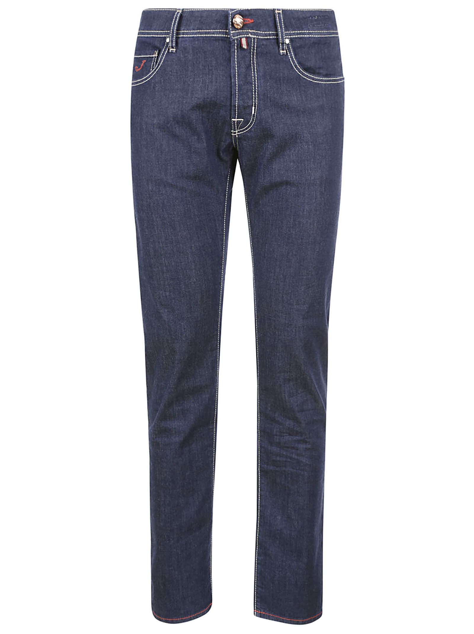 Shop Jacob Cohen Super Slim Fit Jeans In Denim