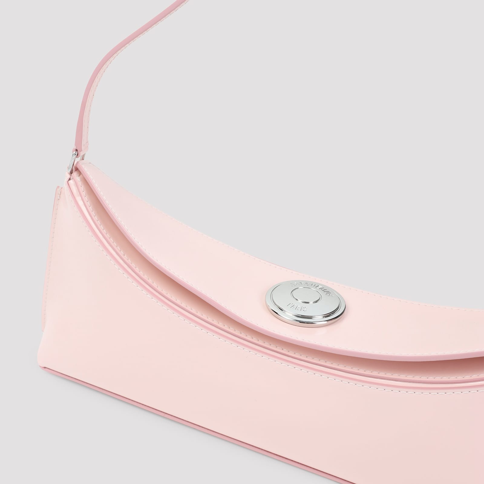 Jacquemus Smooth Pink Leather Le Calisso Handbag In Pink