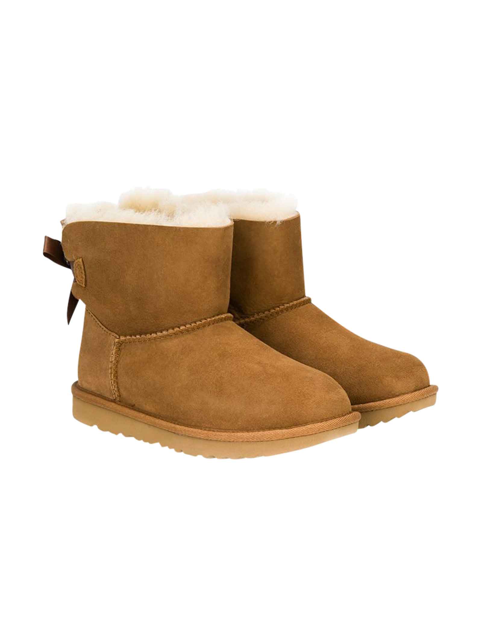 UGG Beige Teen Ankle Boots