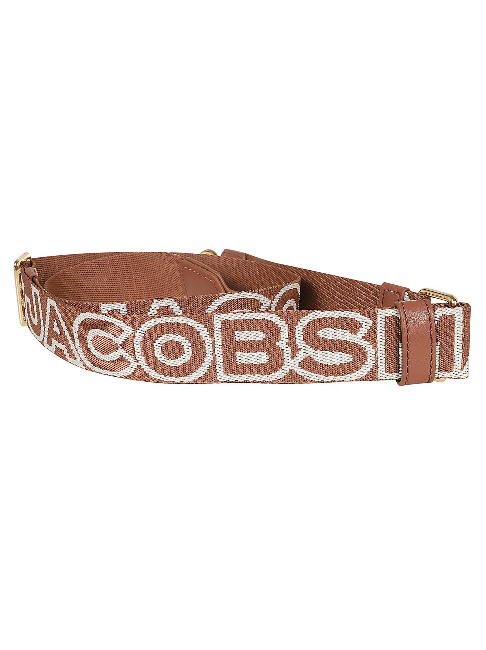 Marc Jacobs Fabric Strap With Logo In Argan Oil Multi