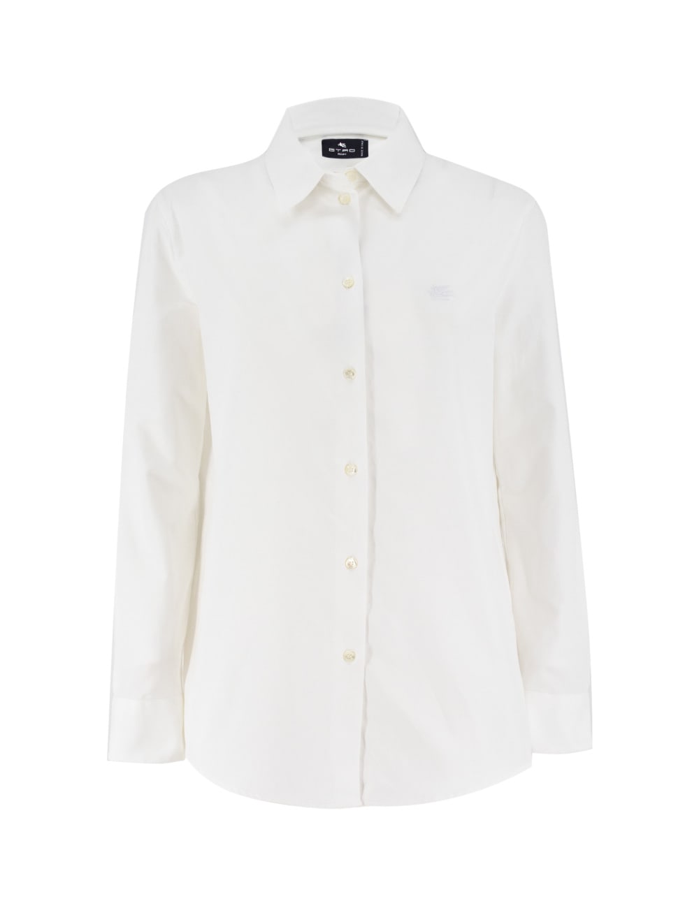 Shop Etro Blouse In Optical White