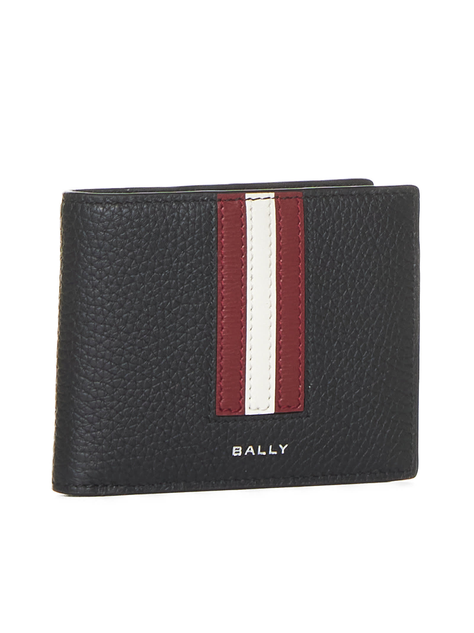 Shop Bally Wallet In Black/red+pall